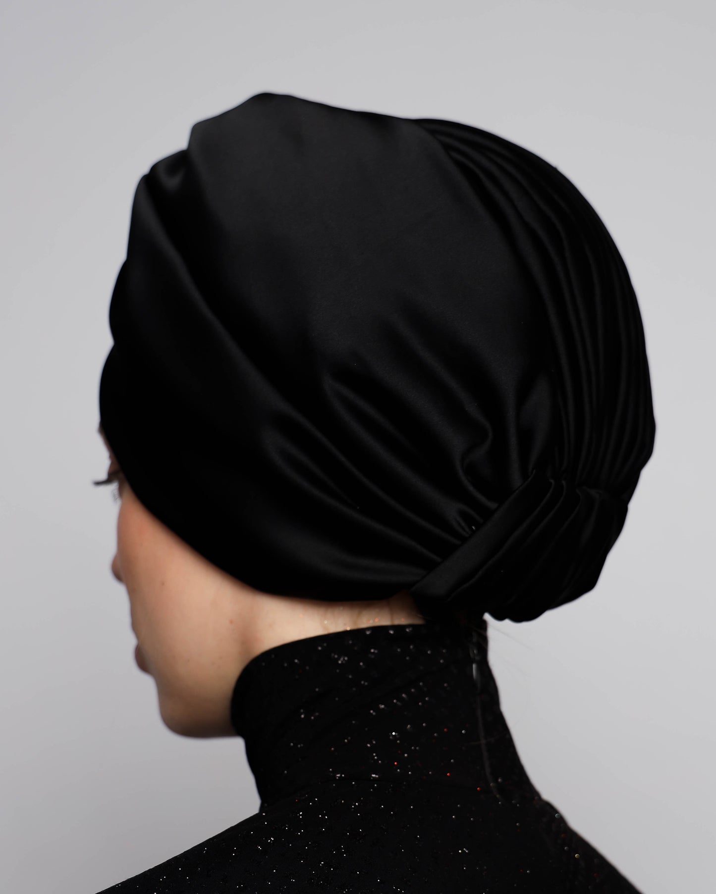 Twisted Satin Turban