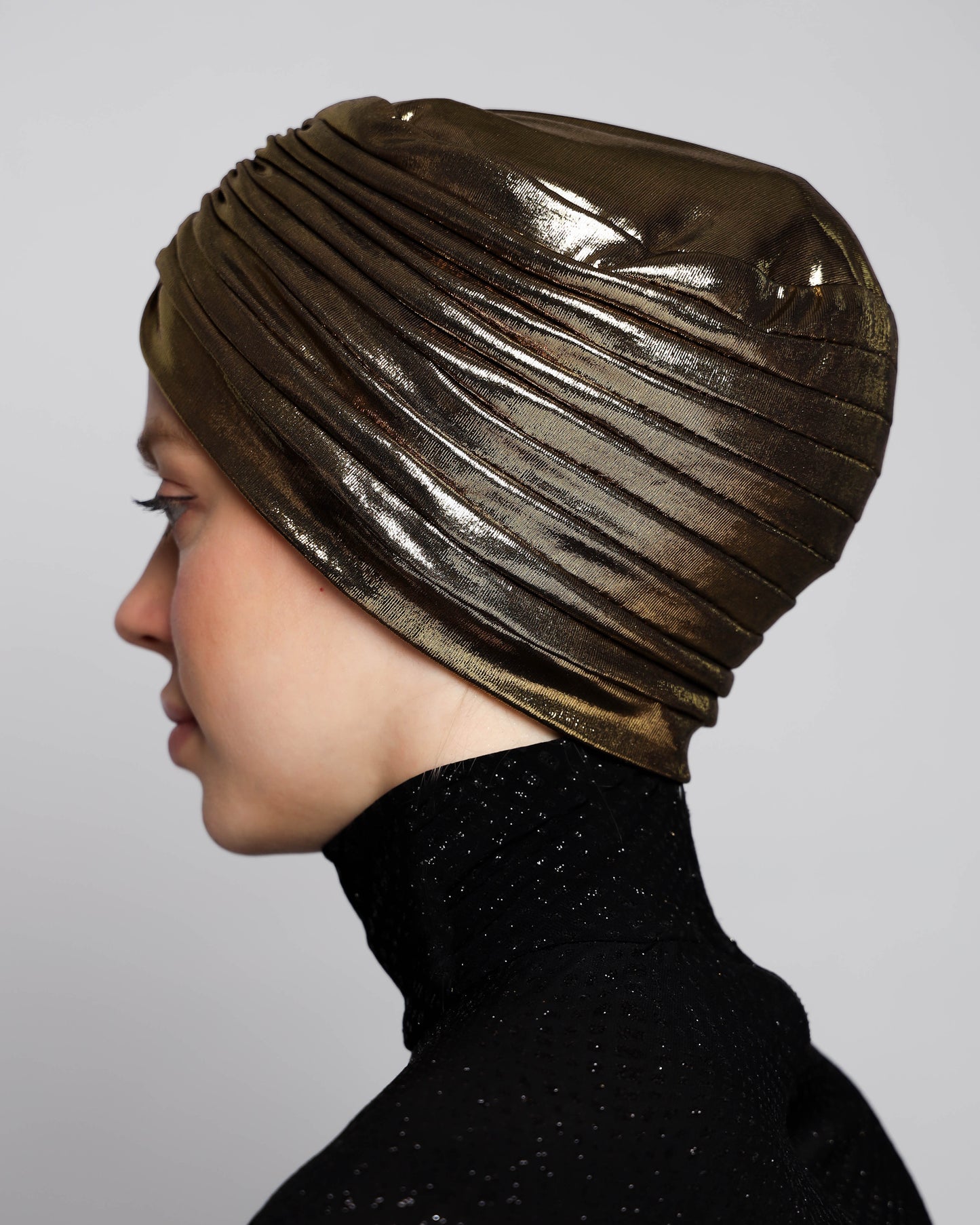 Metallic Gathering Turban