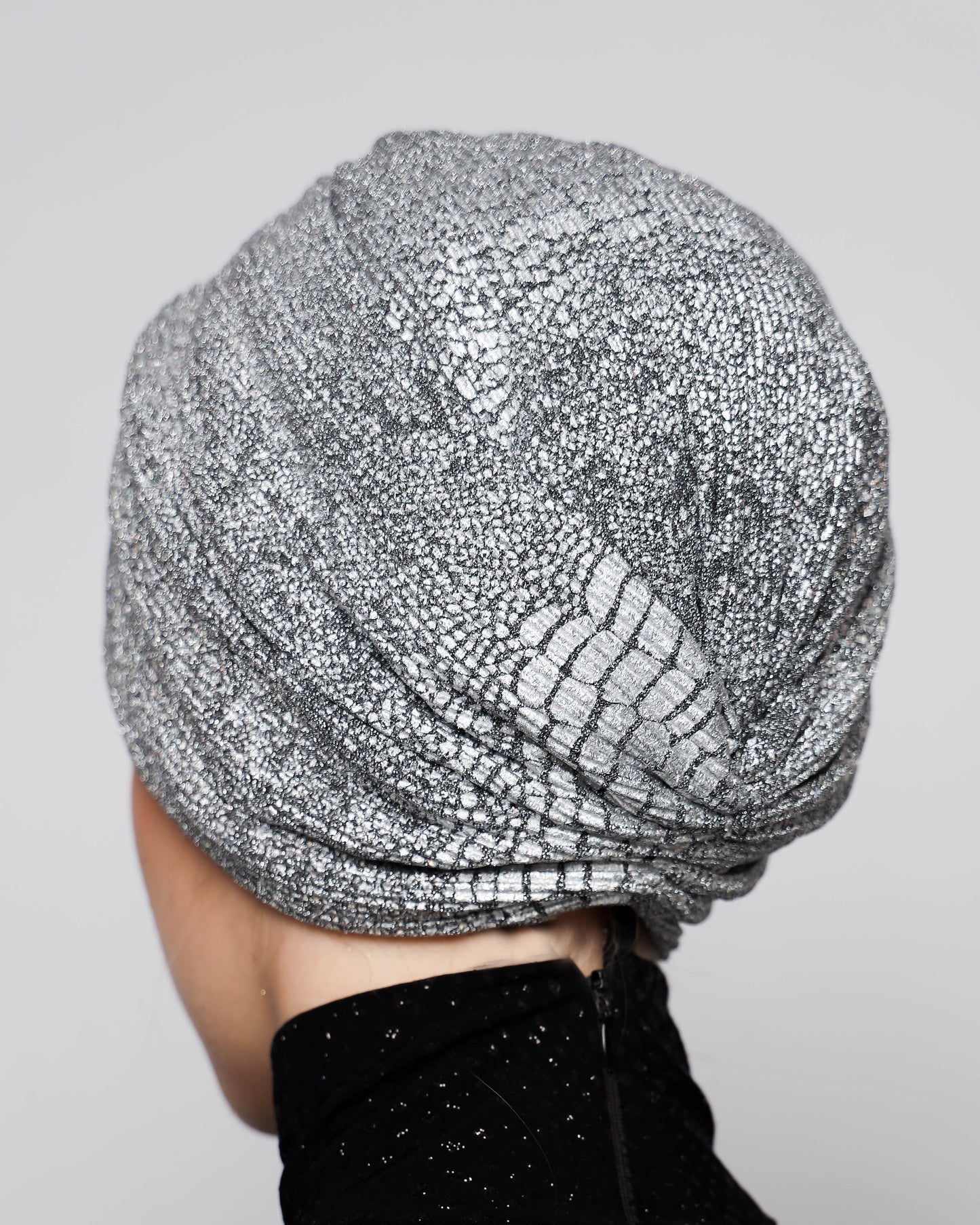 Twisted animal print Turban