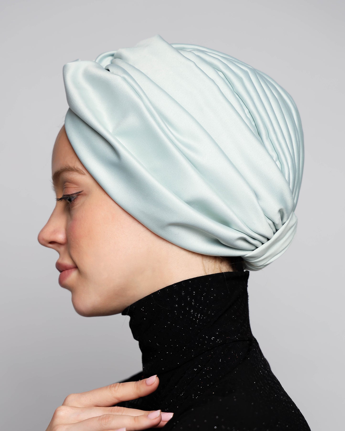 Twisted Satin Turban