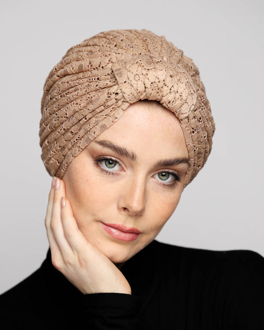 Lace Lines Turban