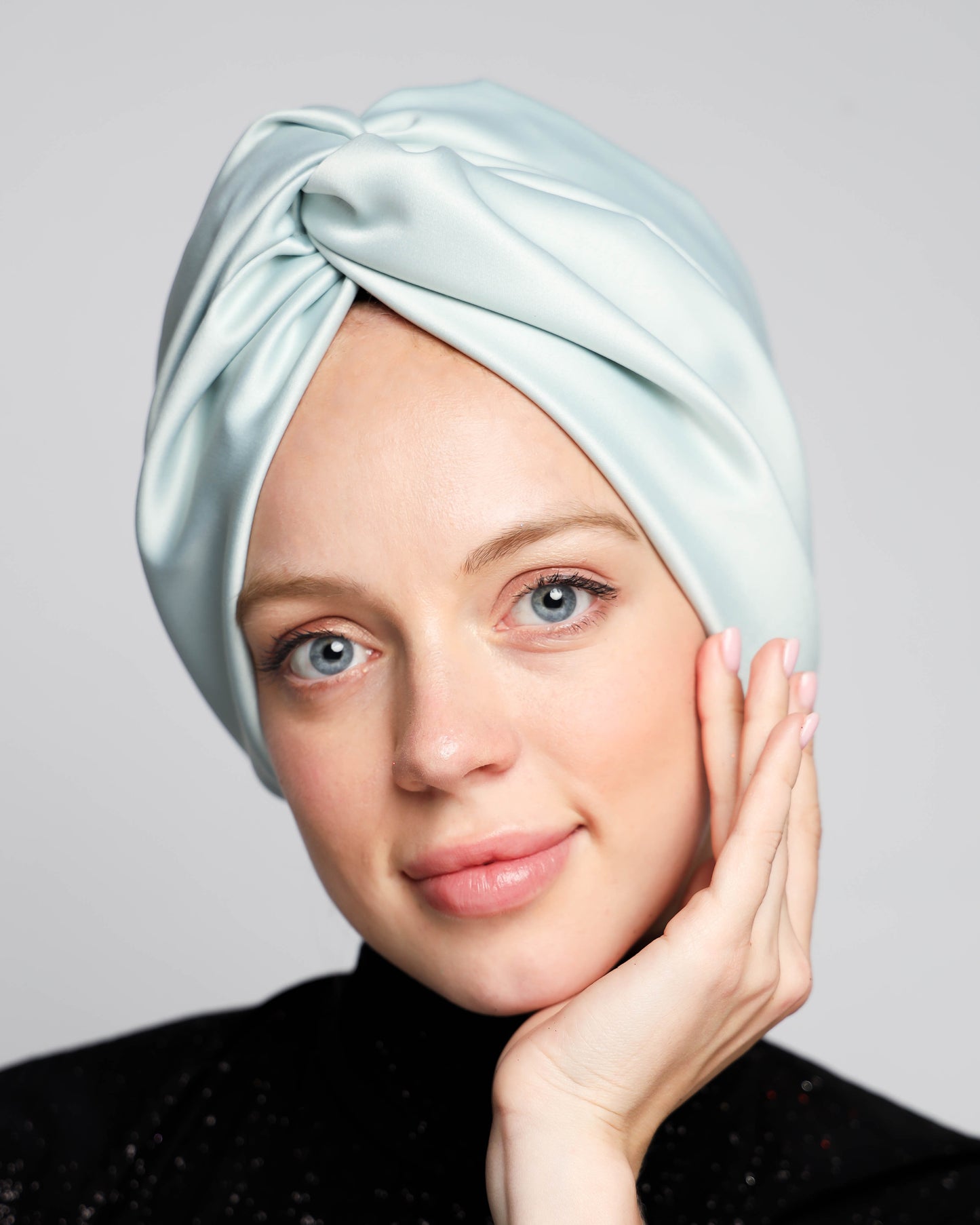 Twisted Satin Turban