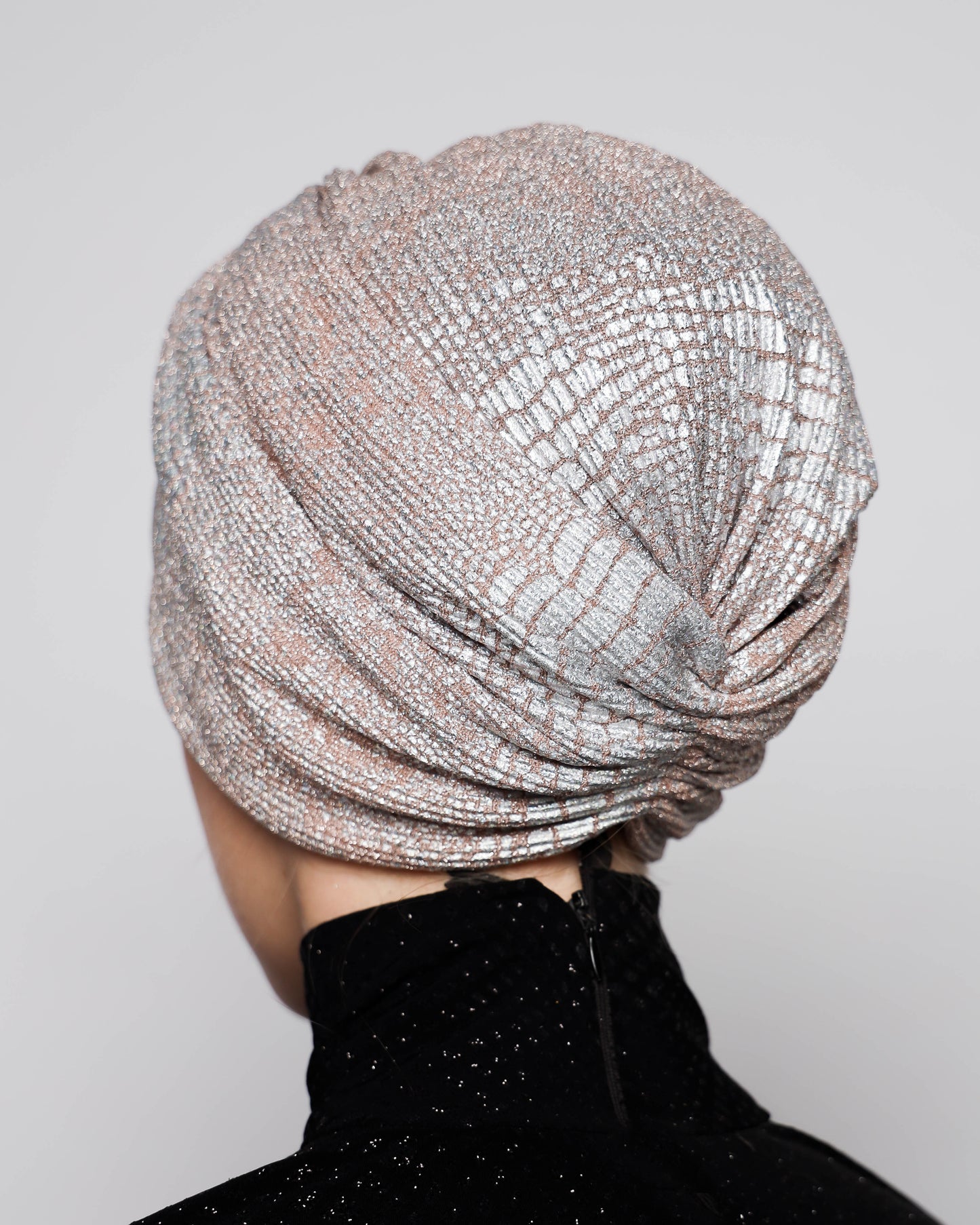 Twisted animal print Turban