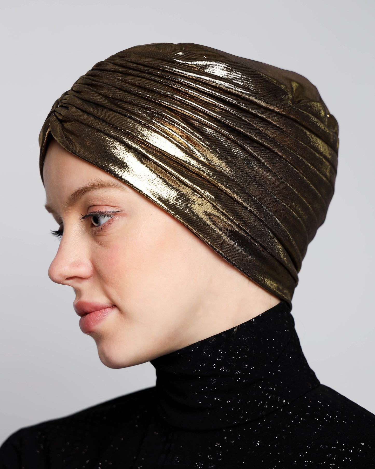 Metallic Gathering Turban