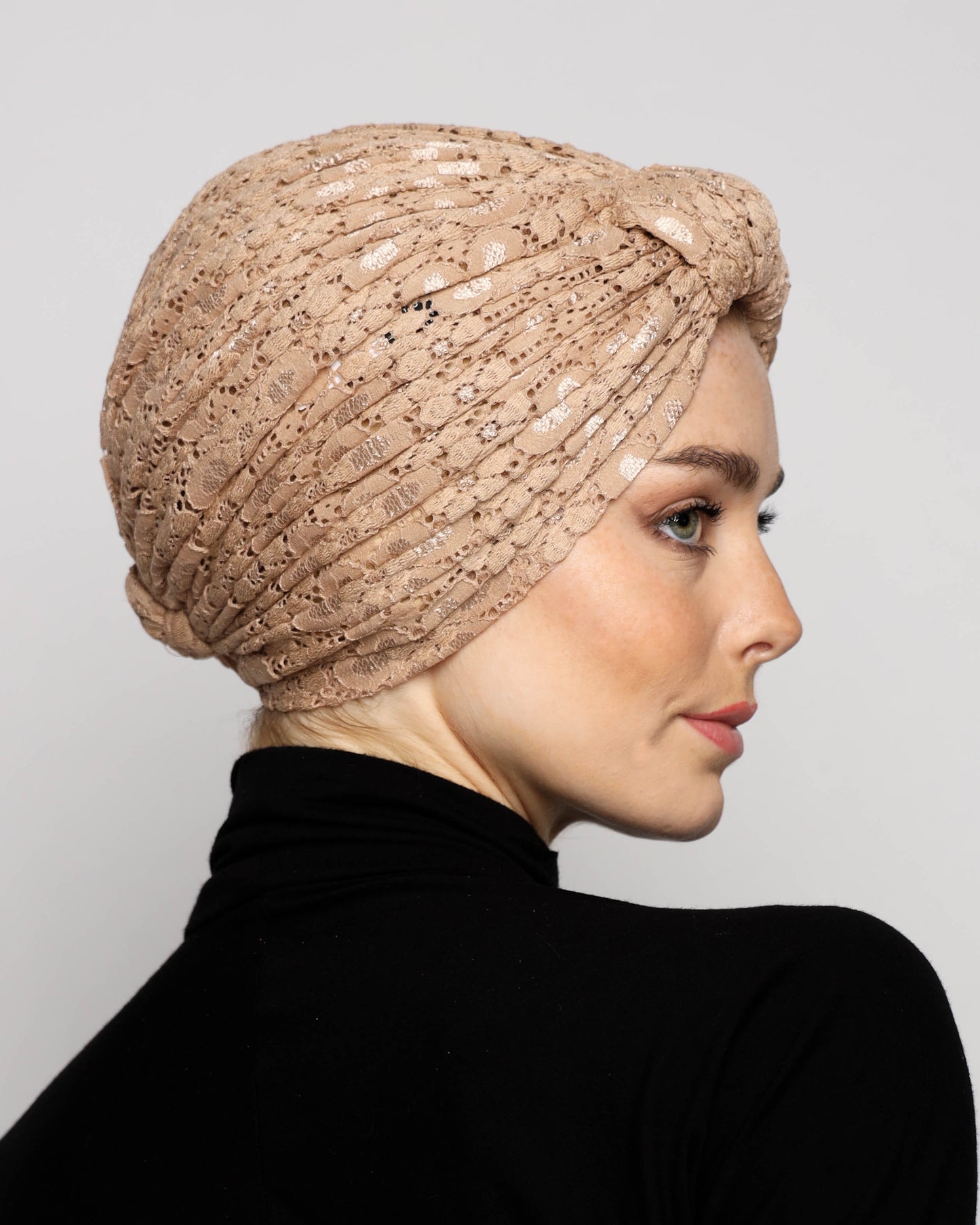 Lace Lines Turban