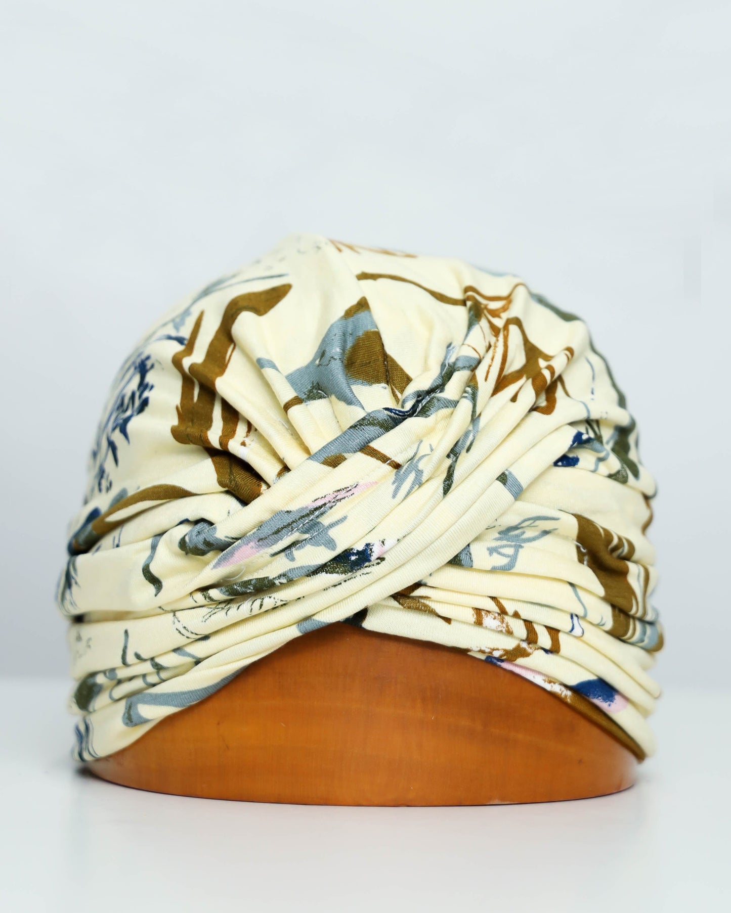 Twisted Printed Pure Cotton Turban