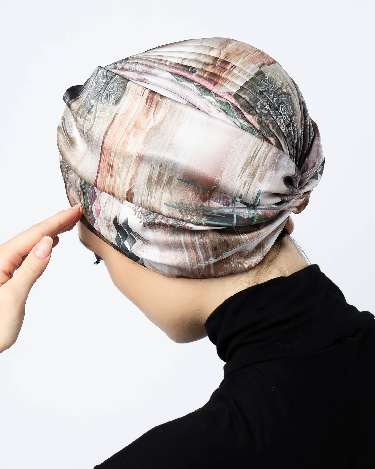 Twisted Satin Turban