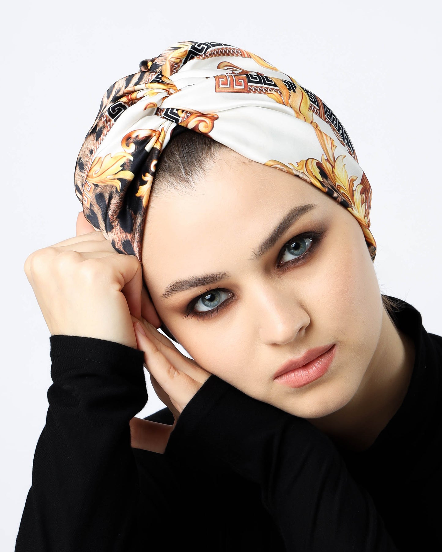 Glam satin turban