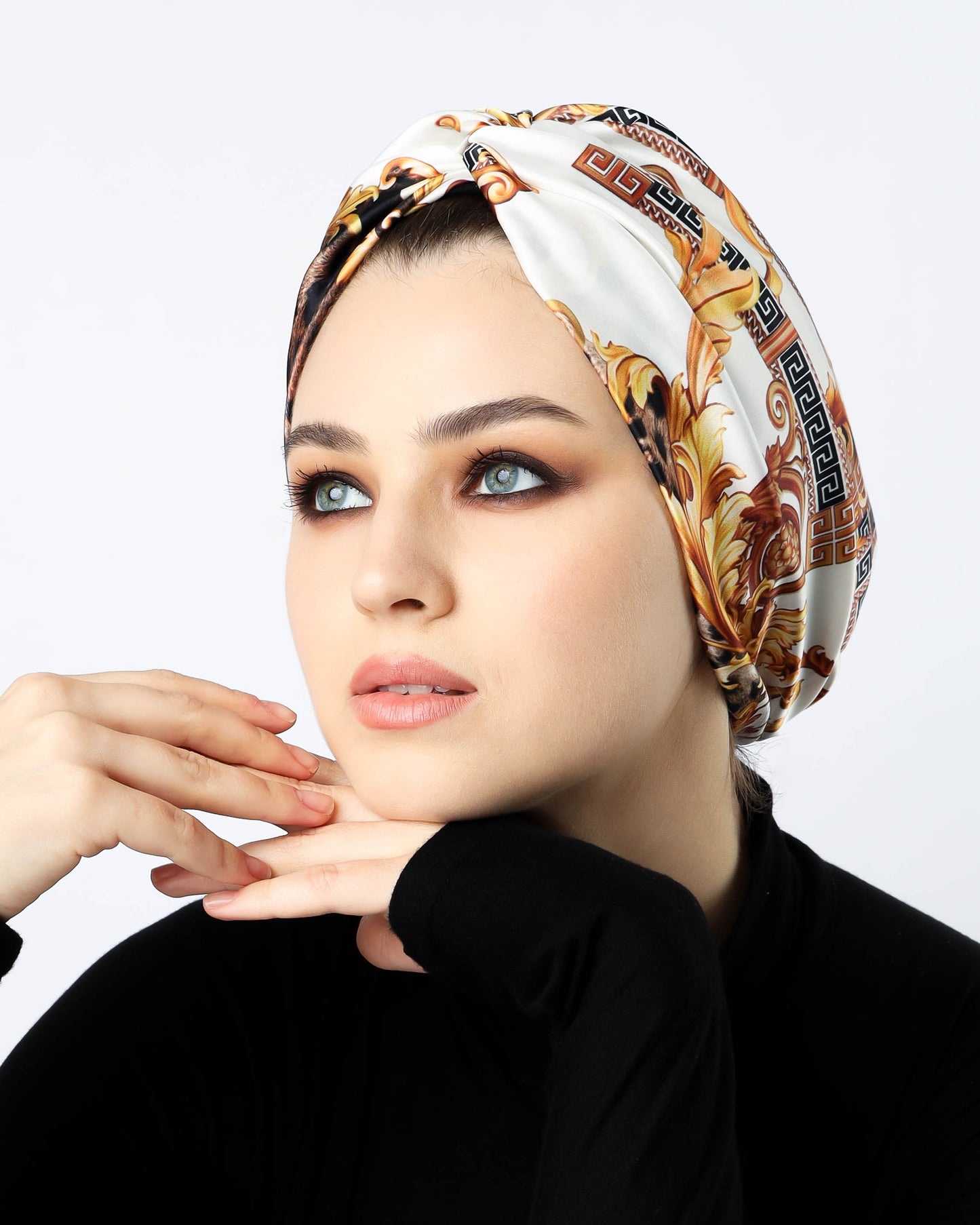 Glam satin turban