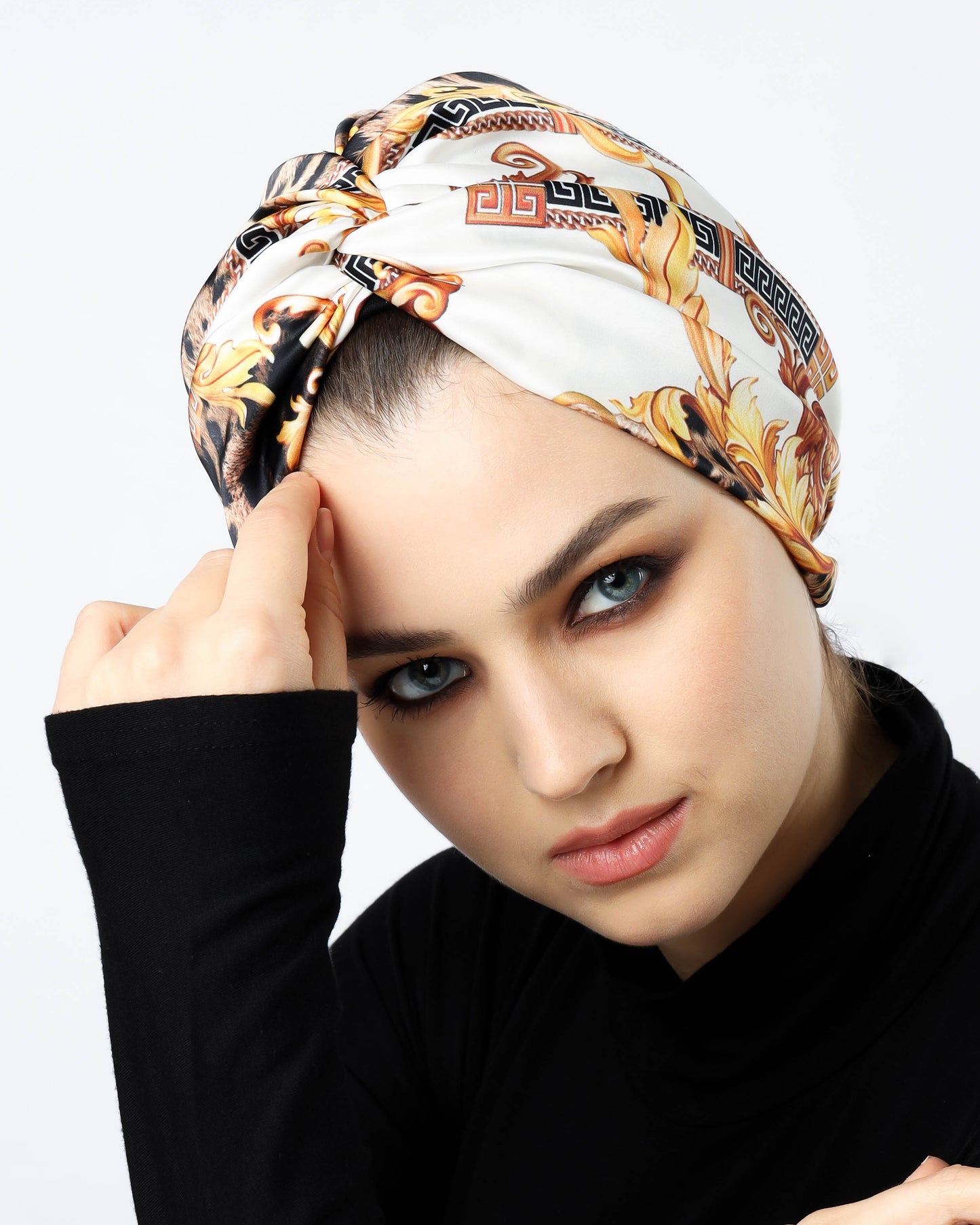 Glam satin turban