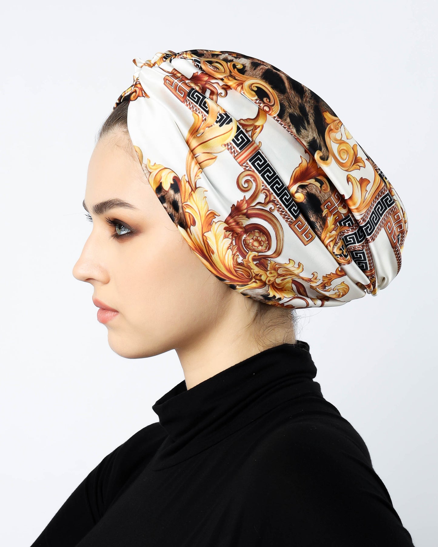 Glam satin turban