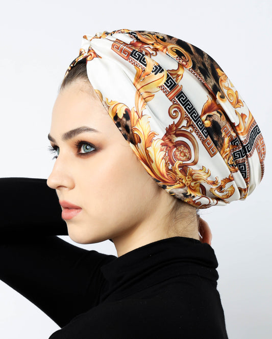 Glam satin turban