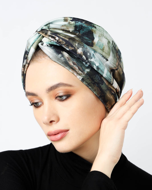 Dramatic Twisted Turban