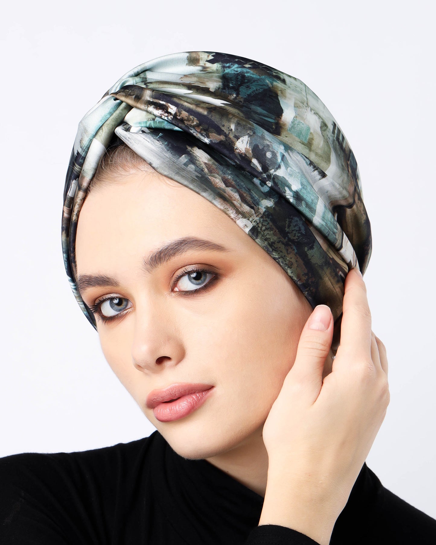 Dramatic Twisted Turban