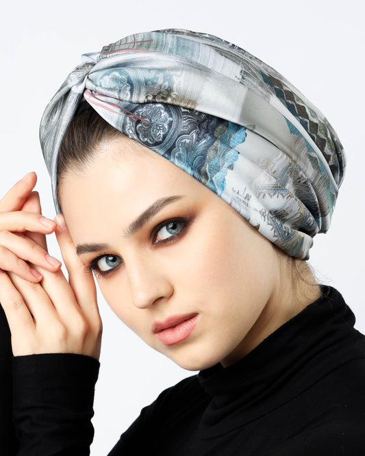 Twisted Satin Turban