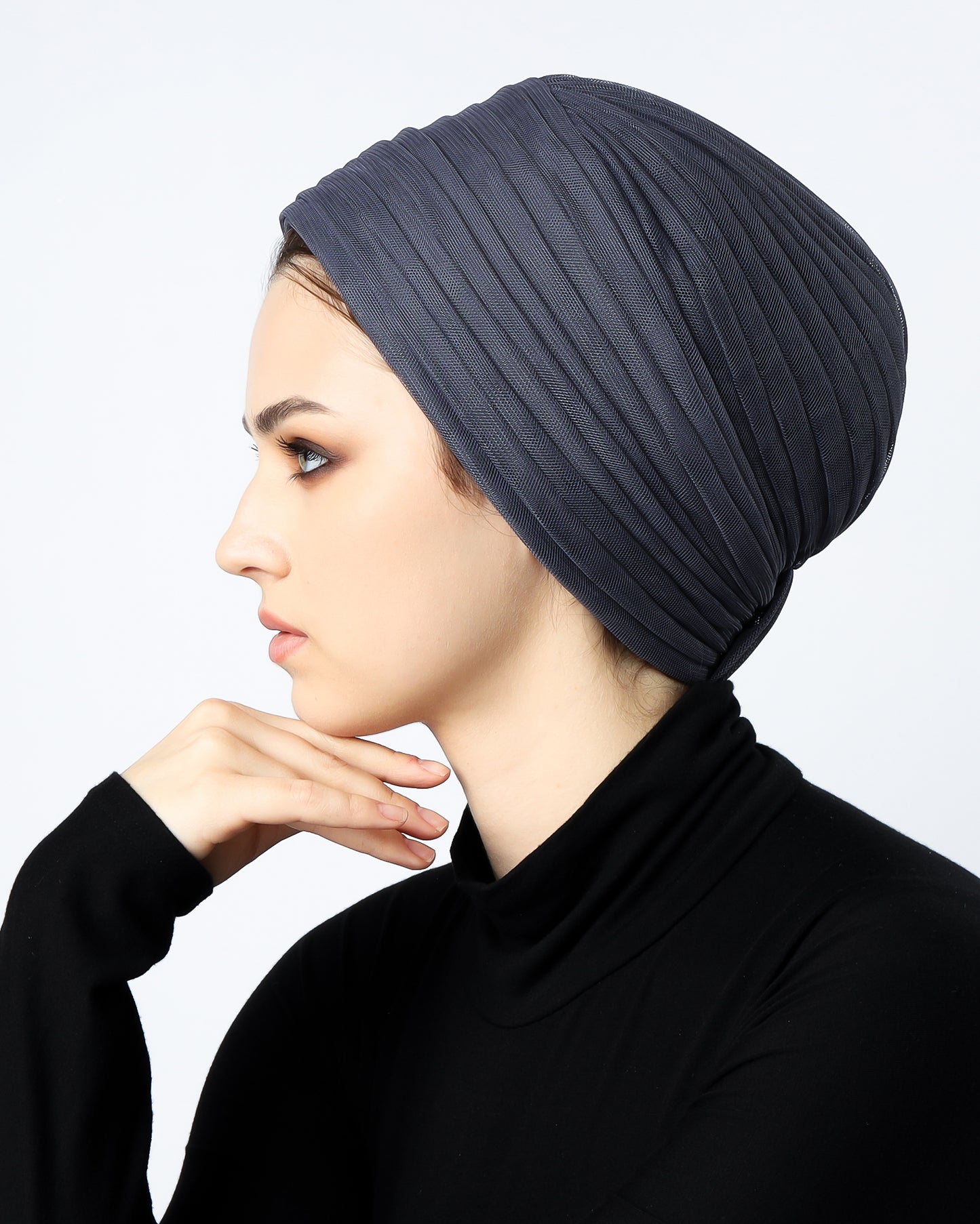 Tulle Pleats Turban