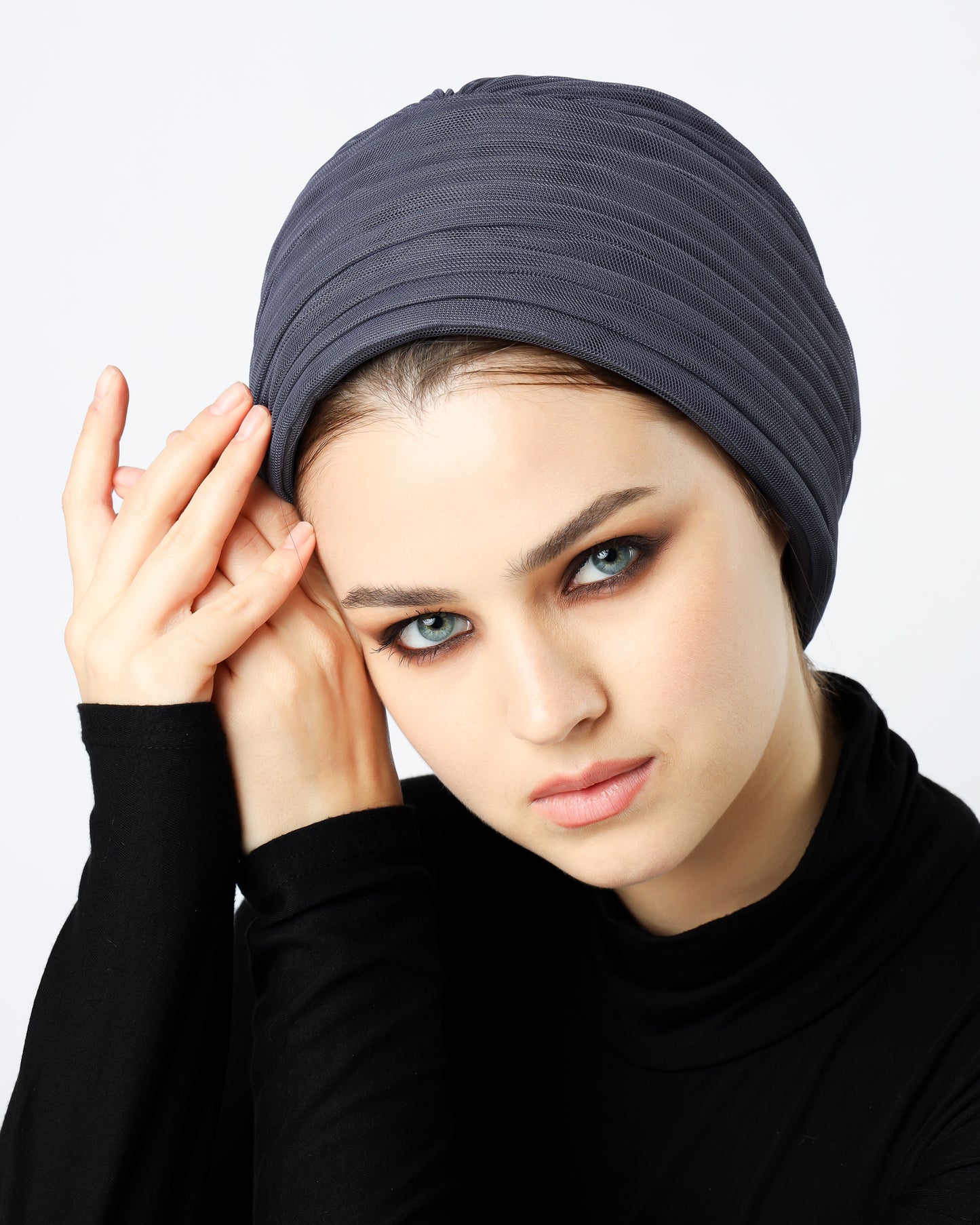 Tulle Pleats Turban