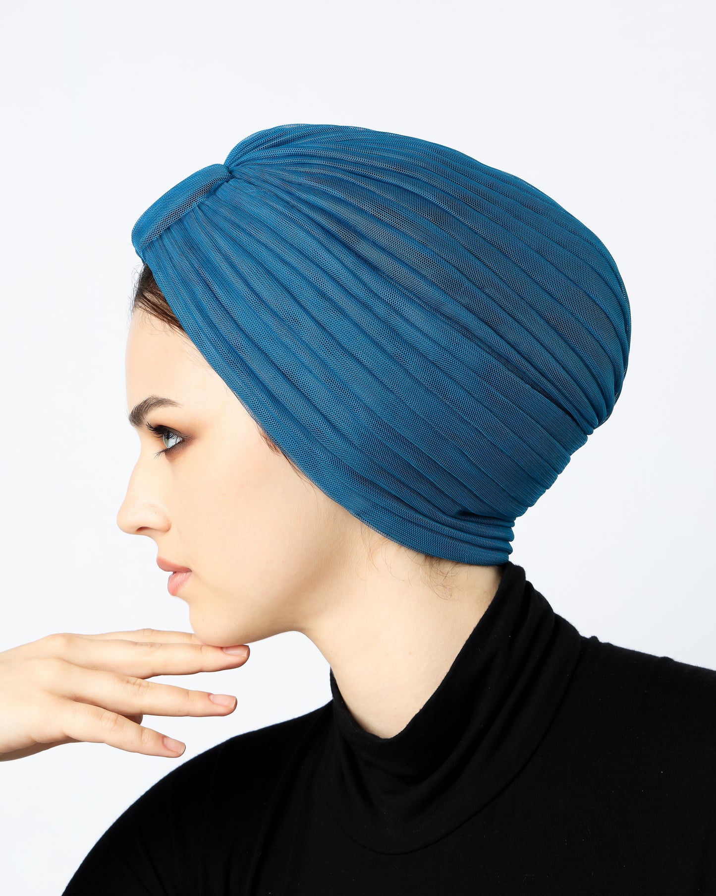 Tulle Pleats Turban