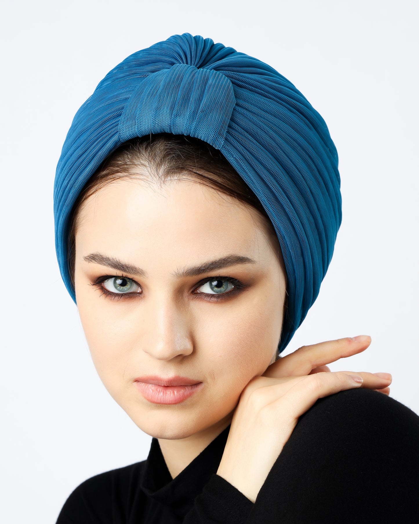 Tulle Pleats Turban