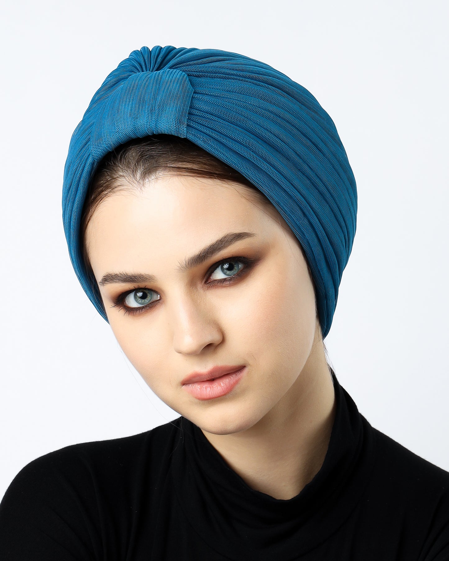 Tulle Pleats Turban