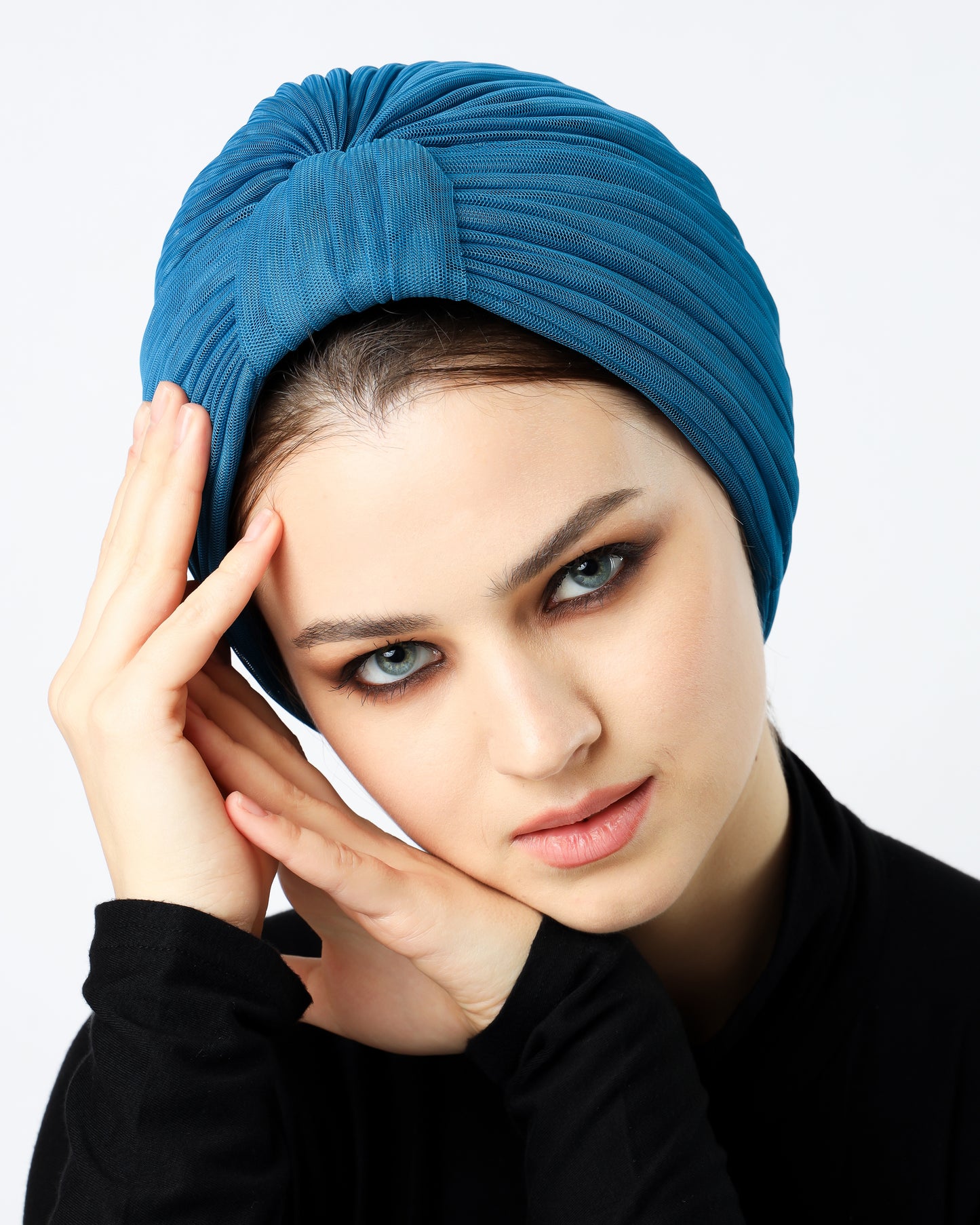 Tulle Pleats Turban