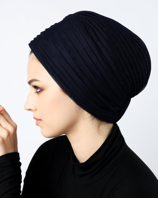 Tulle Pleats Turban