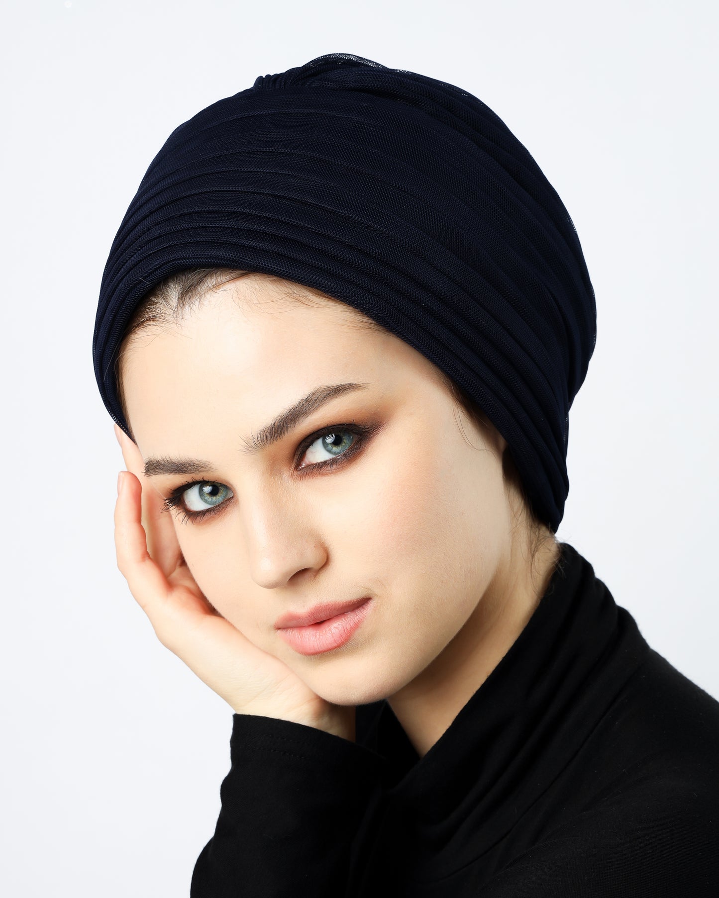 Tulle Pleats Turban