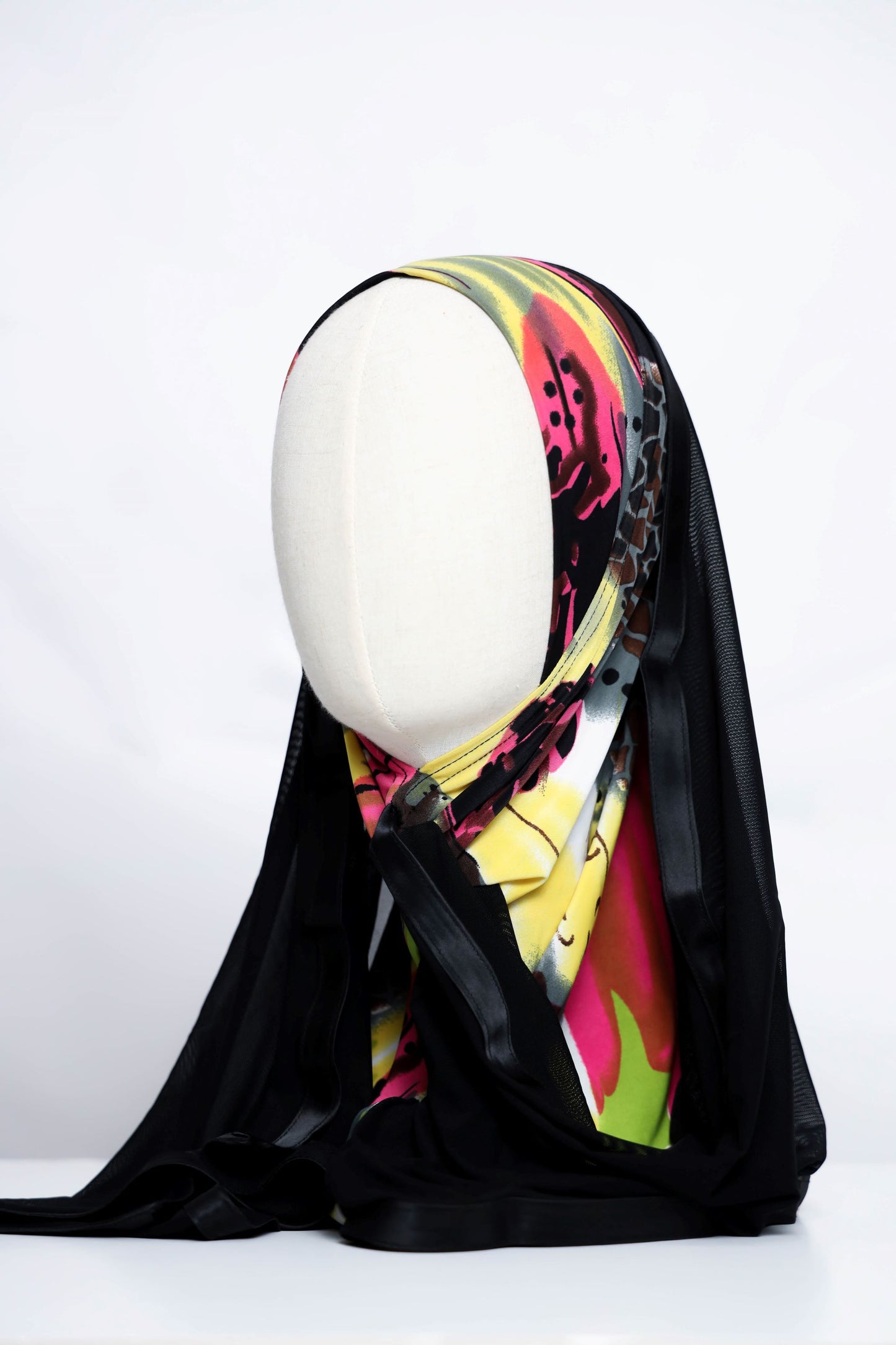 Lycra Printed Ready-made Hijab