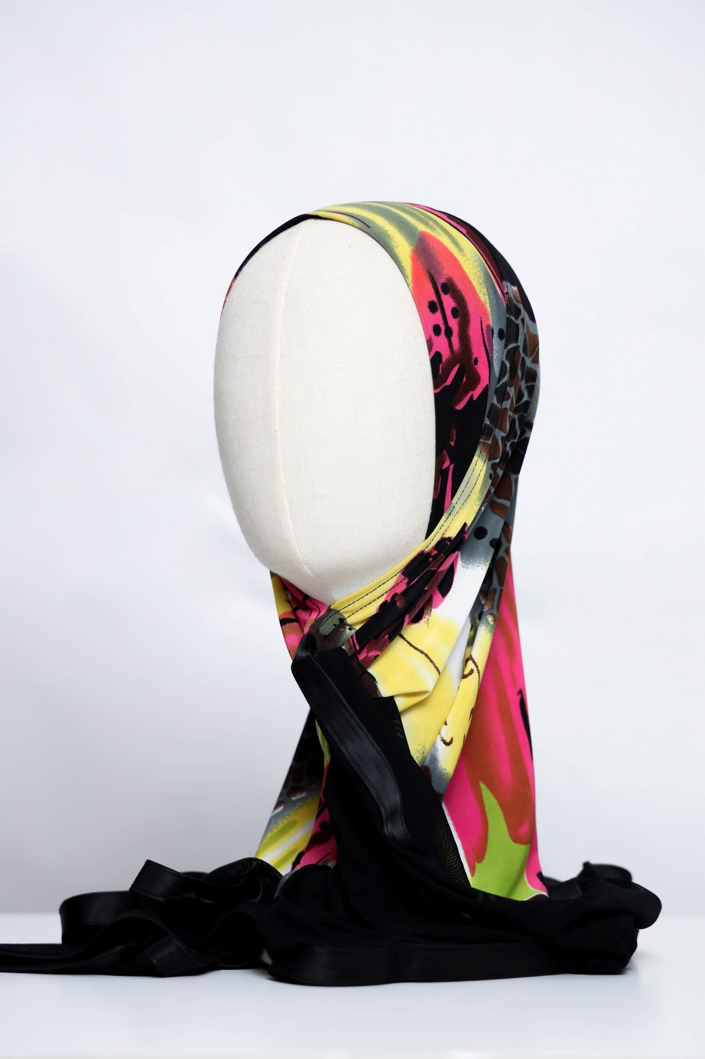 Lycra Printed Ready-made Hijab