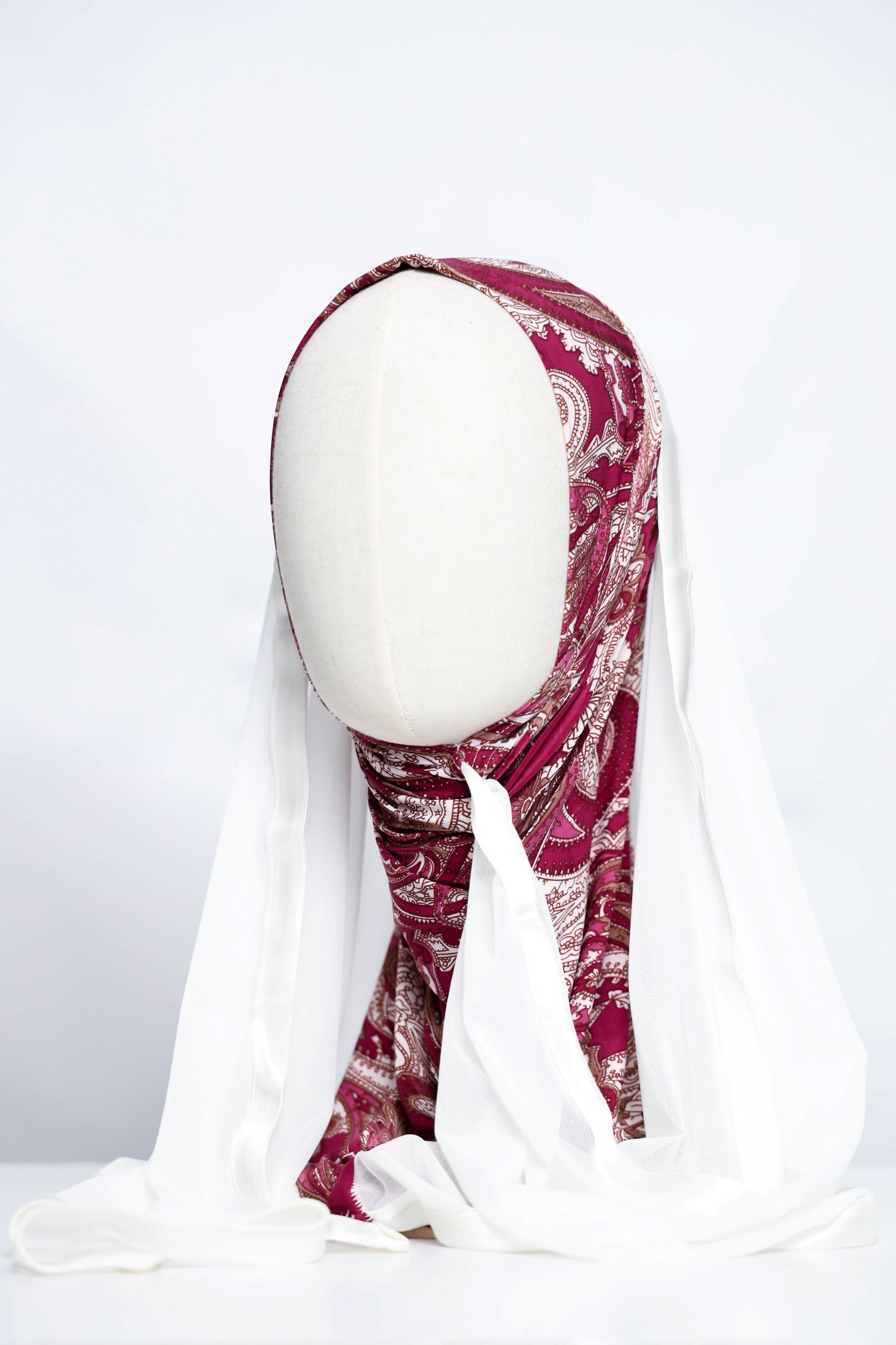 Lycra Printed Ready-made Hijab