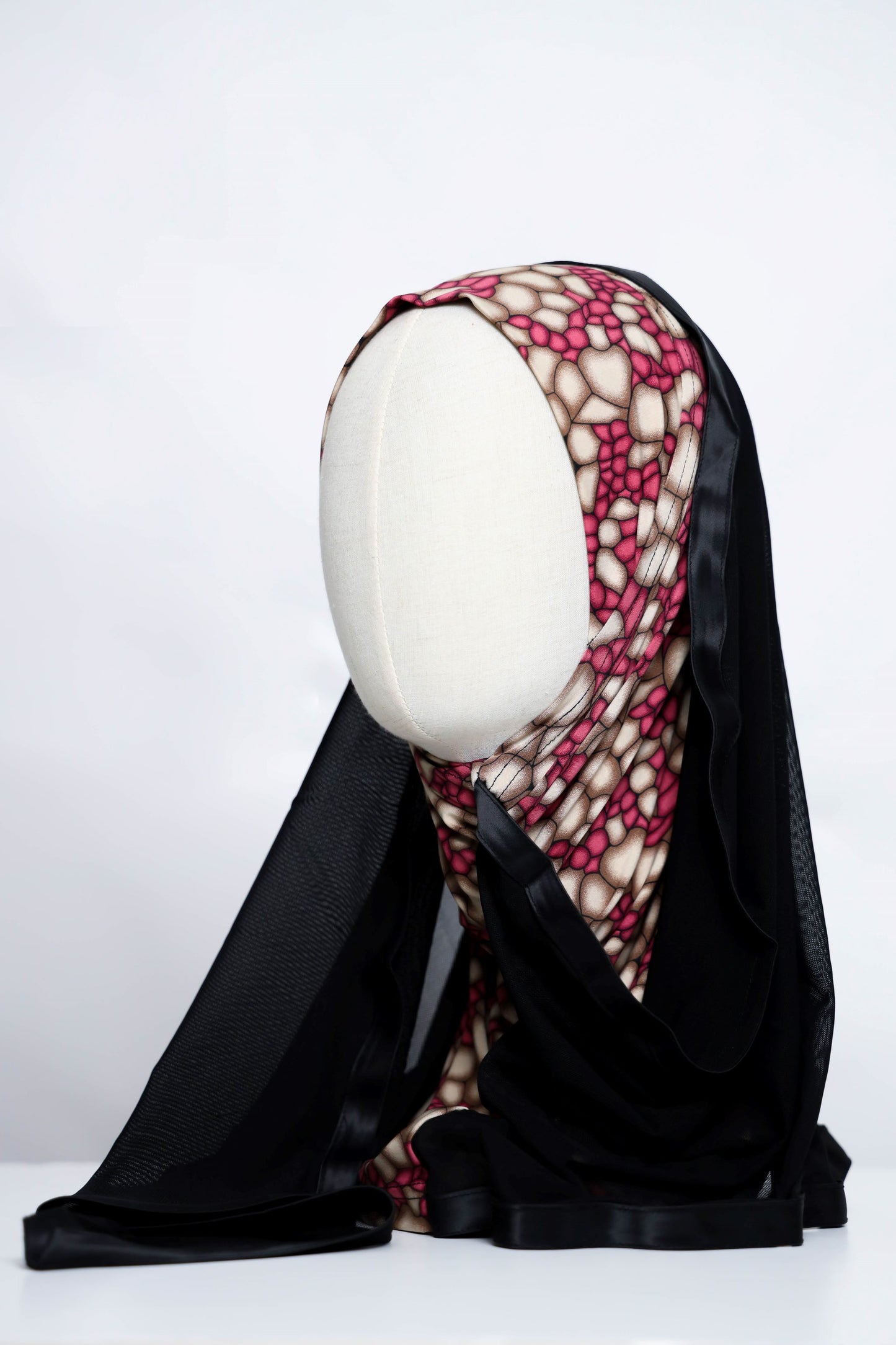 Lycra Printed Ready-made Hijab