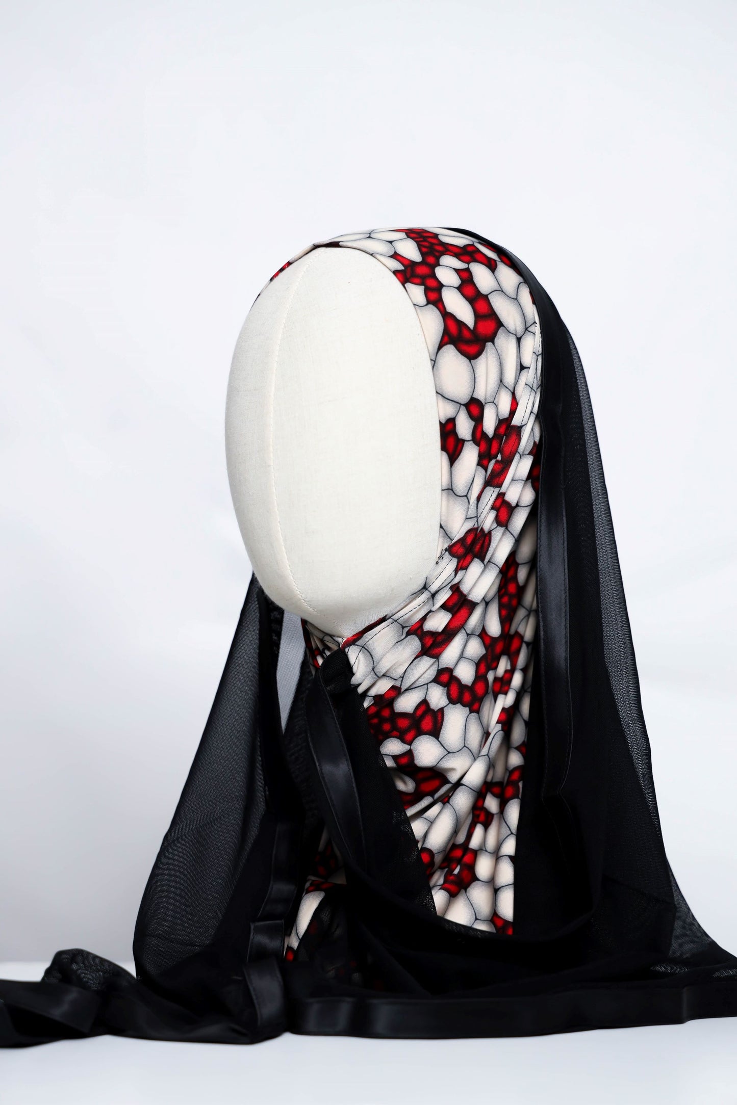 Lycra Printed Ready-made Hijab