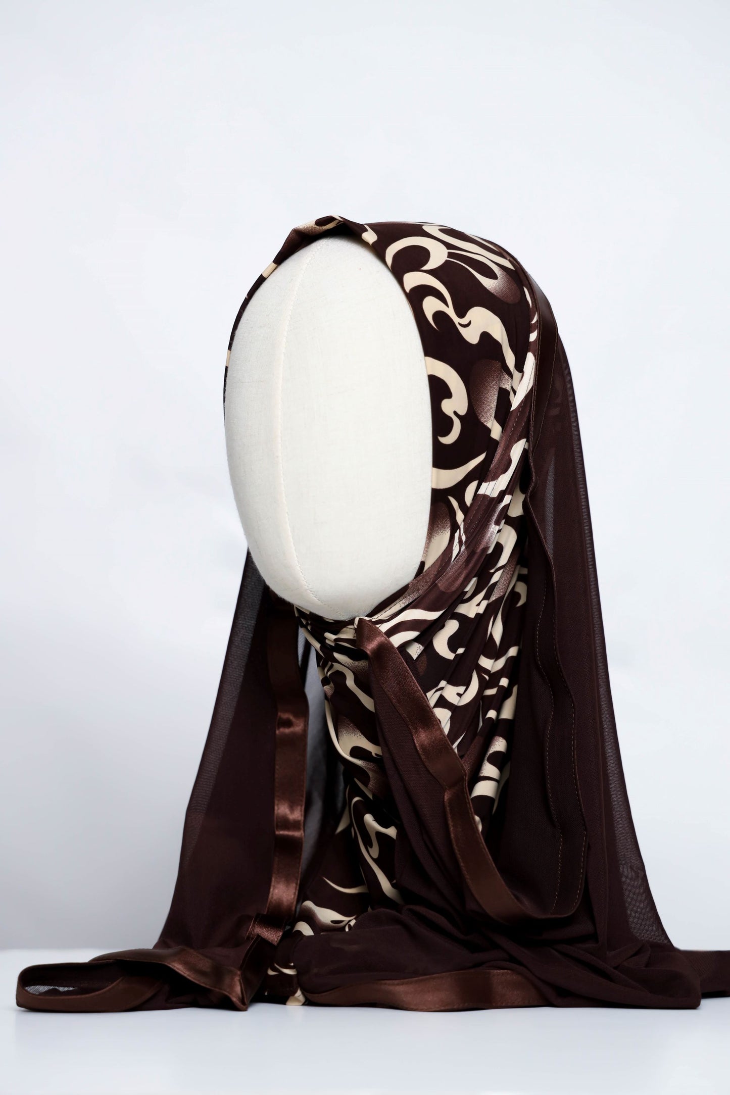 Lycra Printed Ready-made Hijab