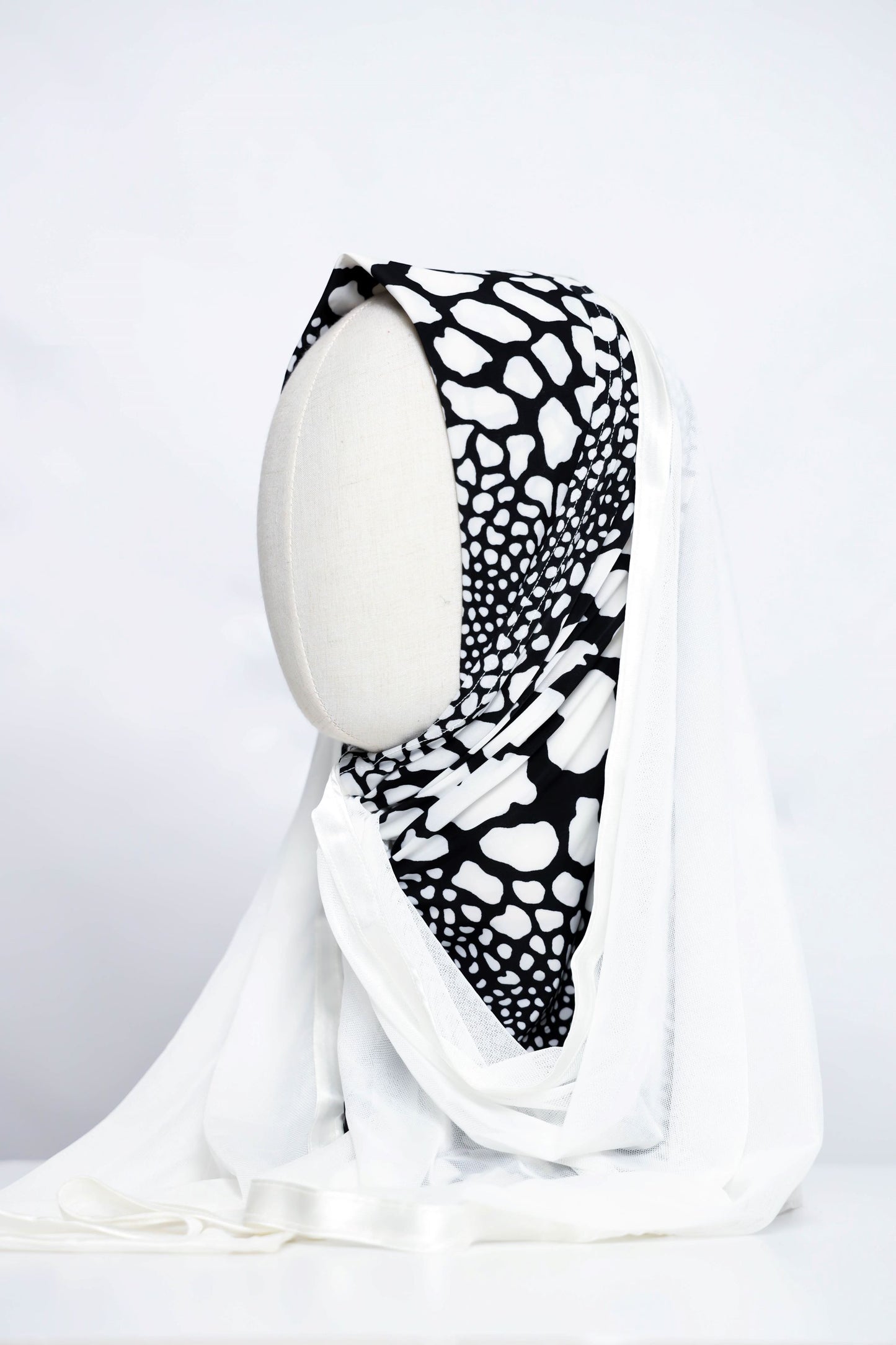 Lycra Printed Ready-made Hijab