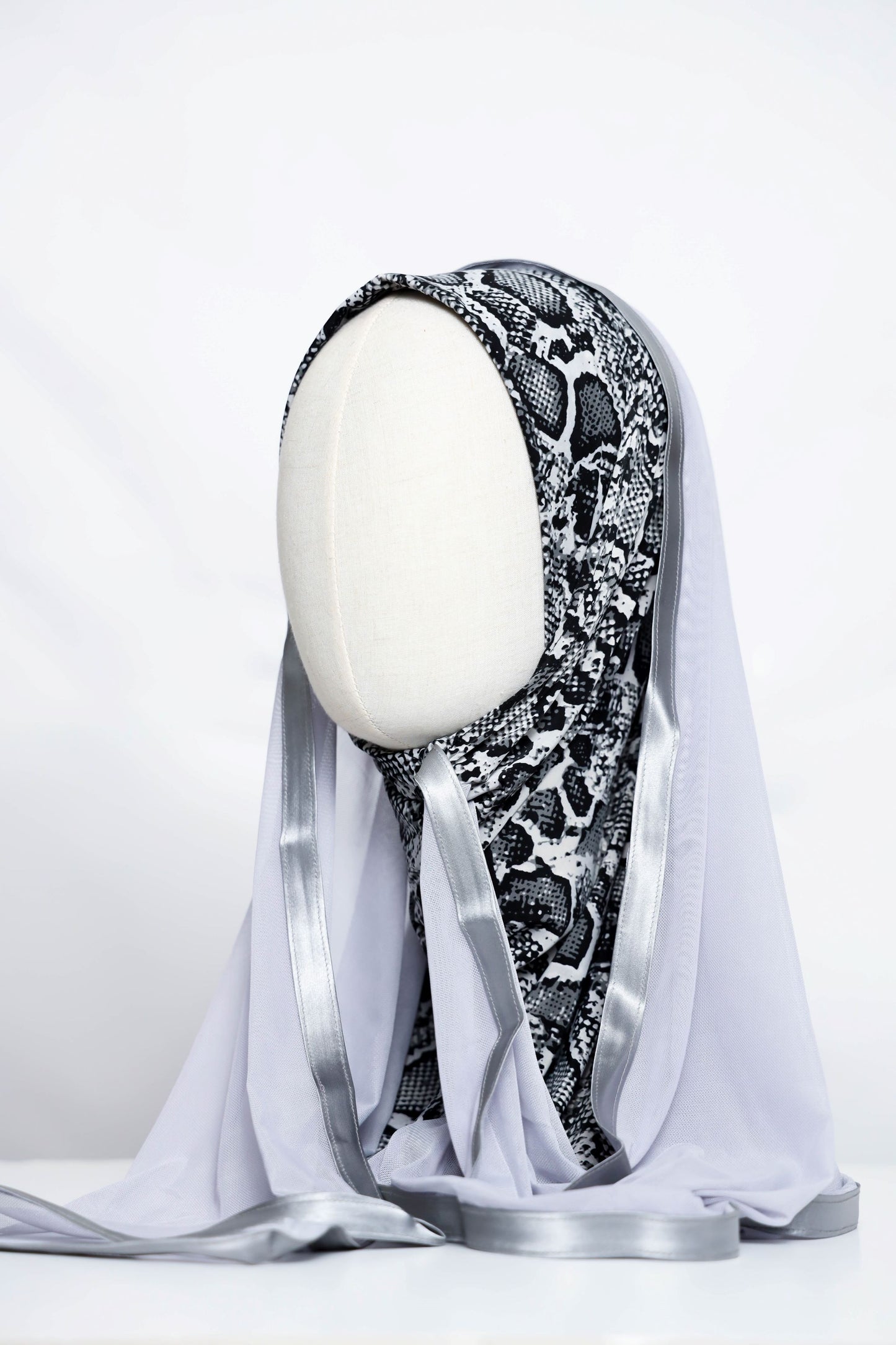 Lycra Printed Ready-made Hijab