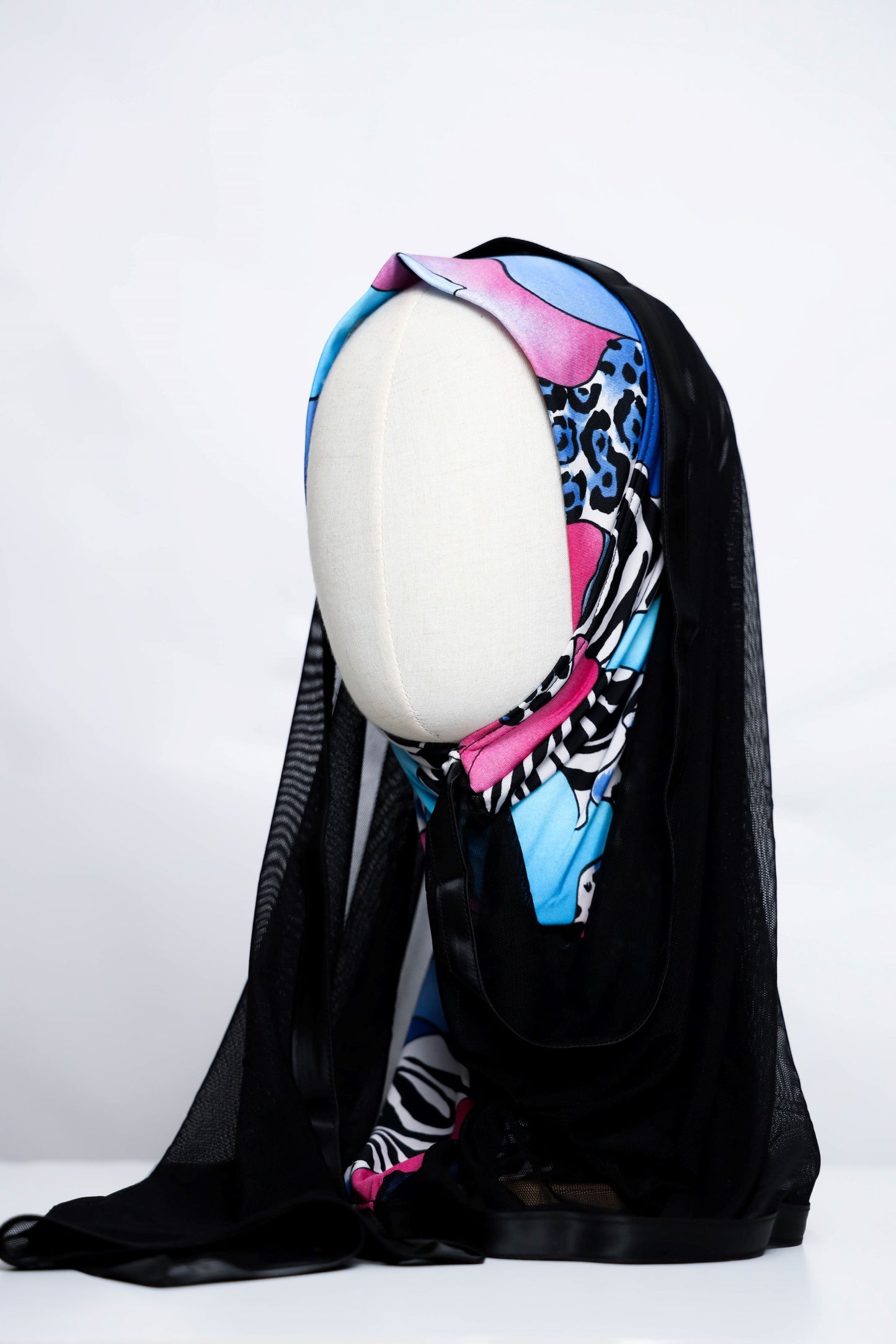 Lycra Printed Ready-made Hijab