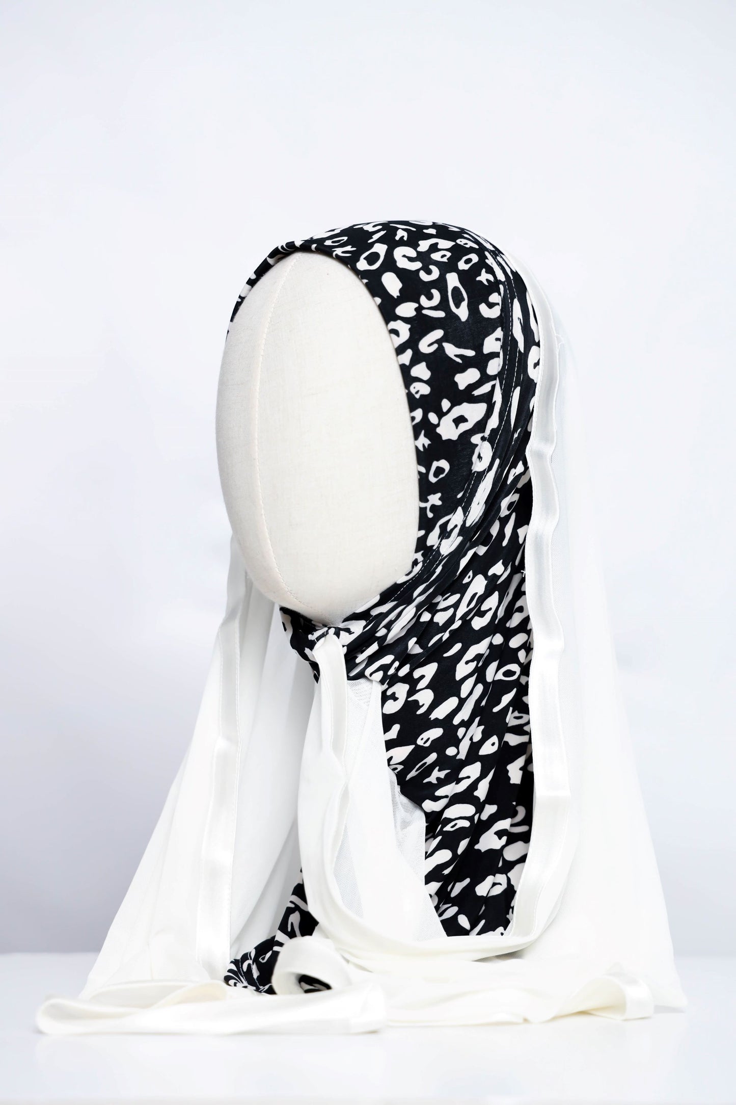 Lycra Printed Ready-made Hijab