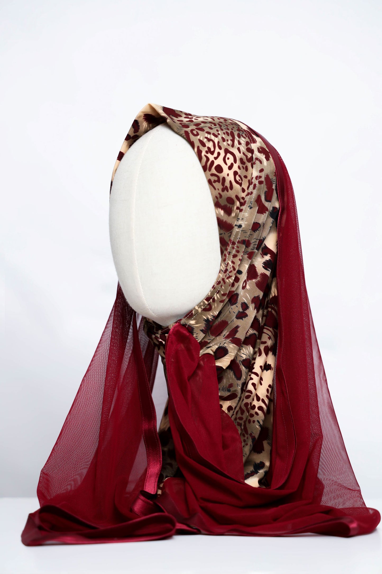 Lycra Printed Ready-made Hijab