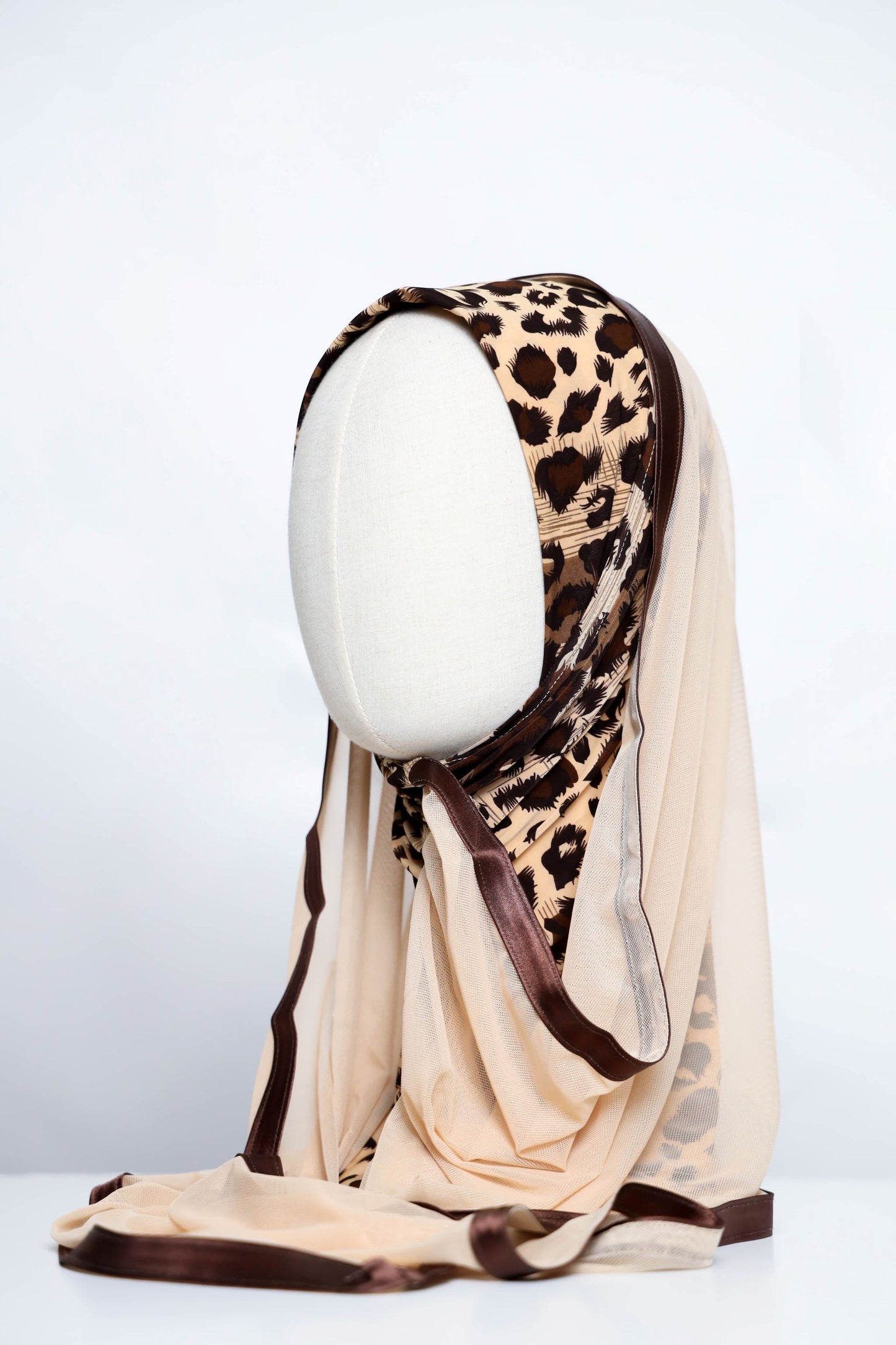 Lycra Printed Ready-made Hijab