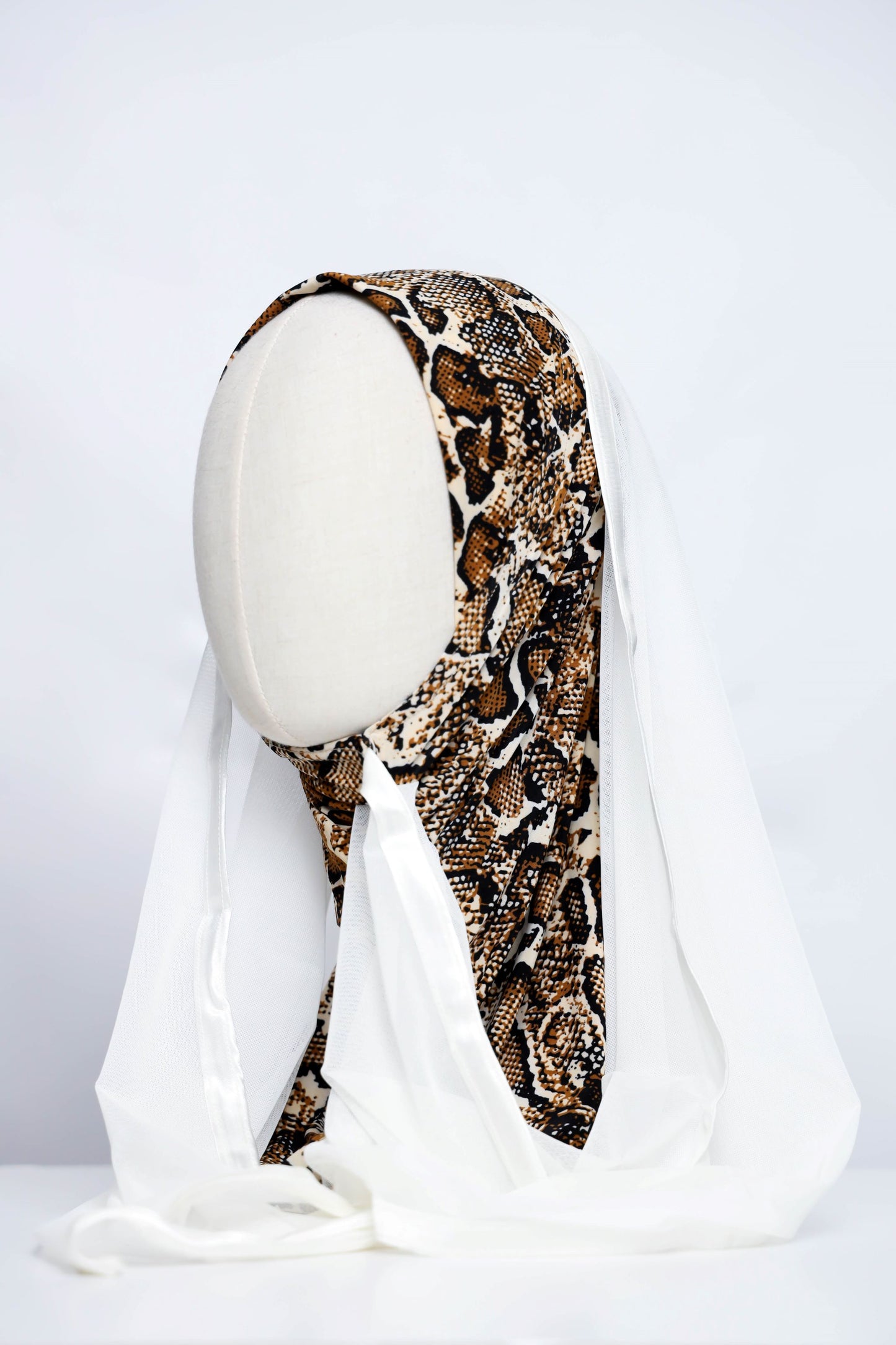 Lycra Printed Ready-made Hijab