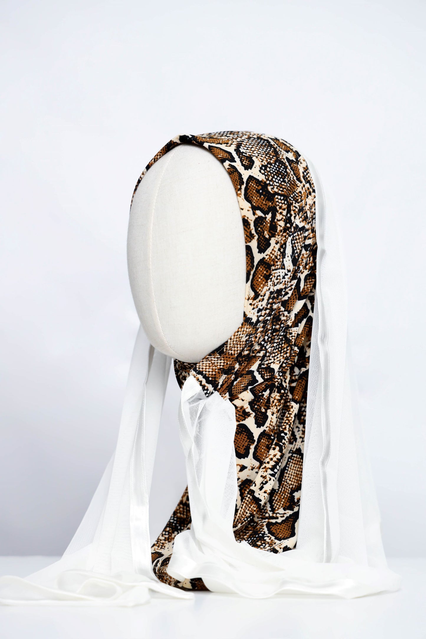 Lycra Printed Ready-made Hijab