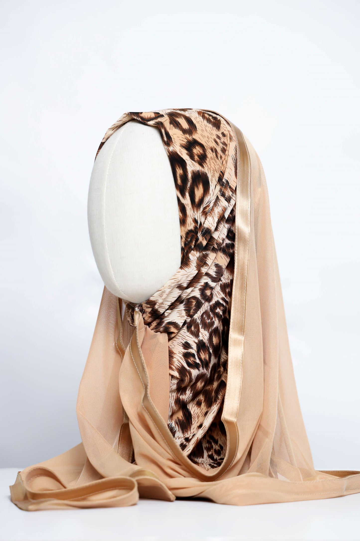 Lycra Printed Ready-made Hijab