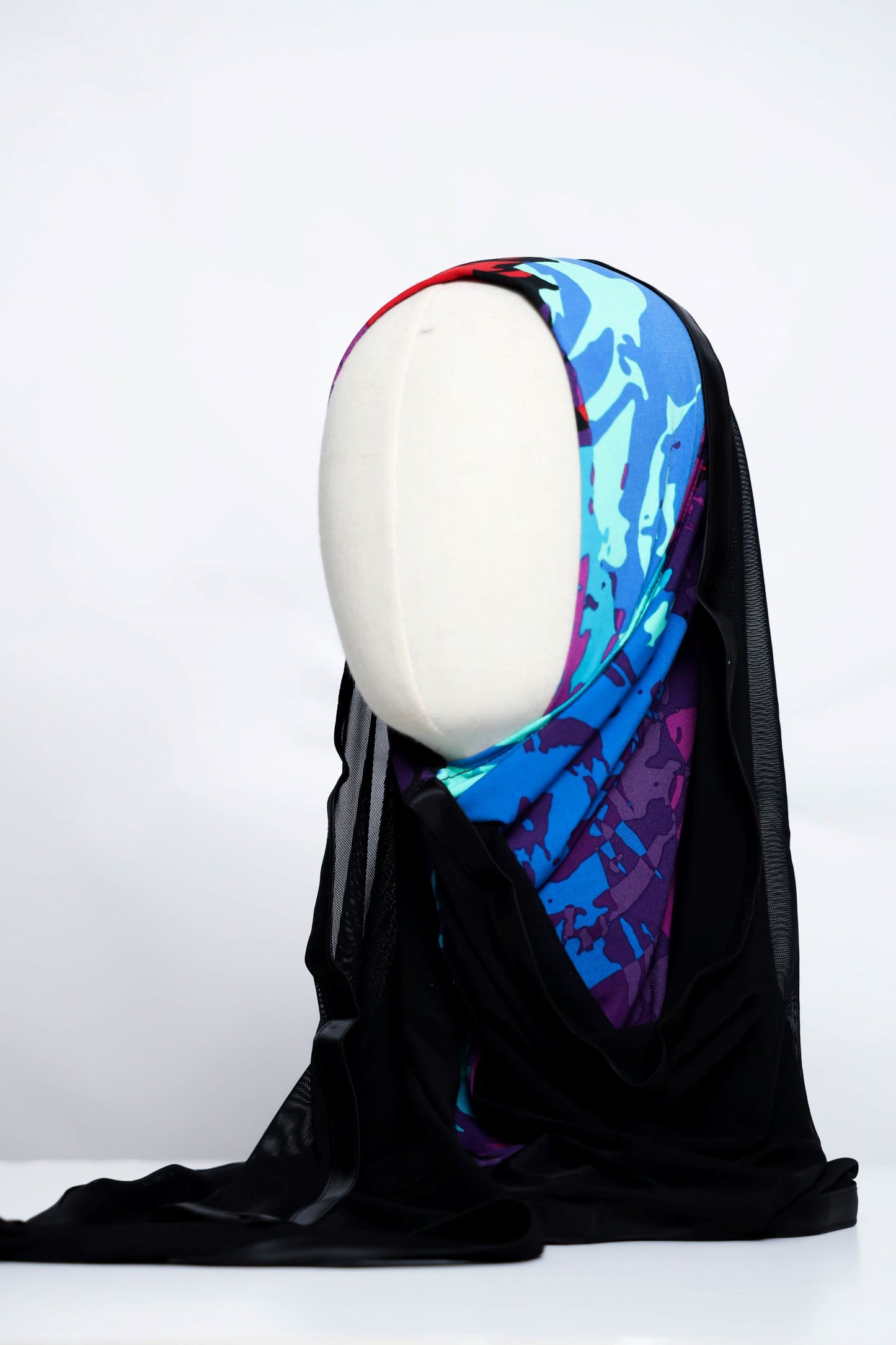 Lycra Printed Ready-made Hijab