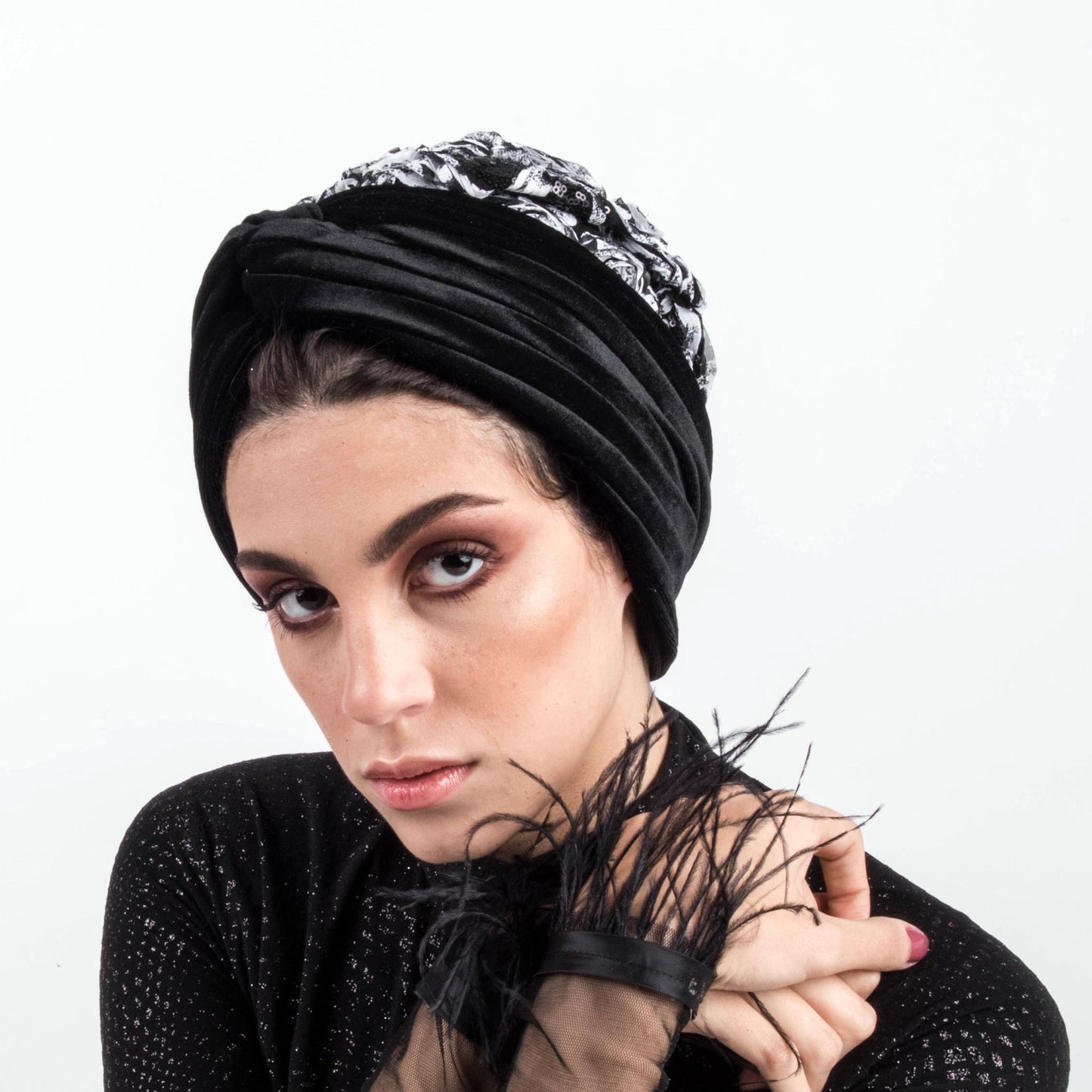 BW Twisted Velvet Turban