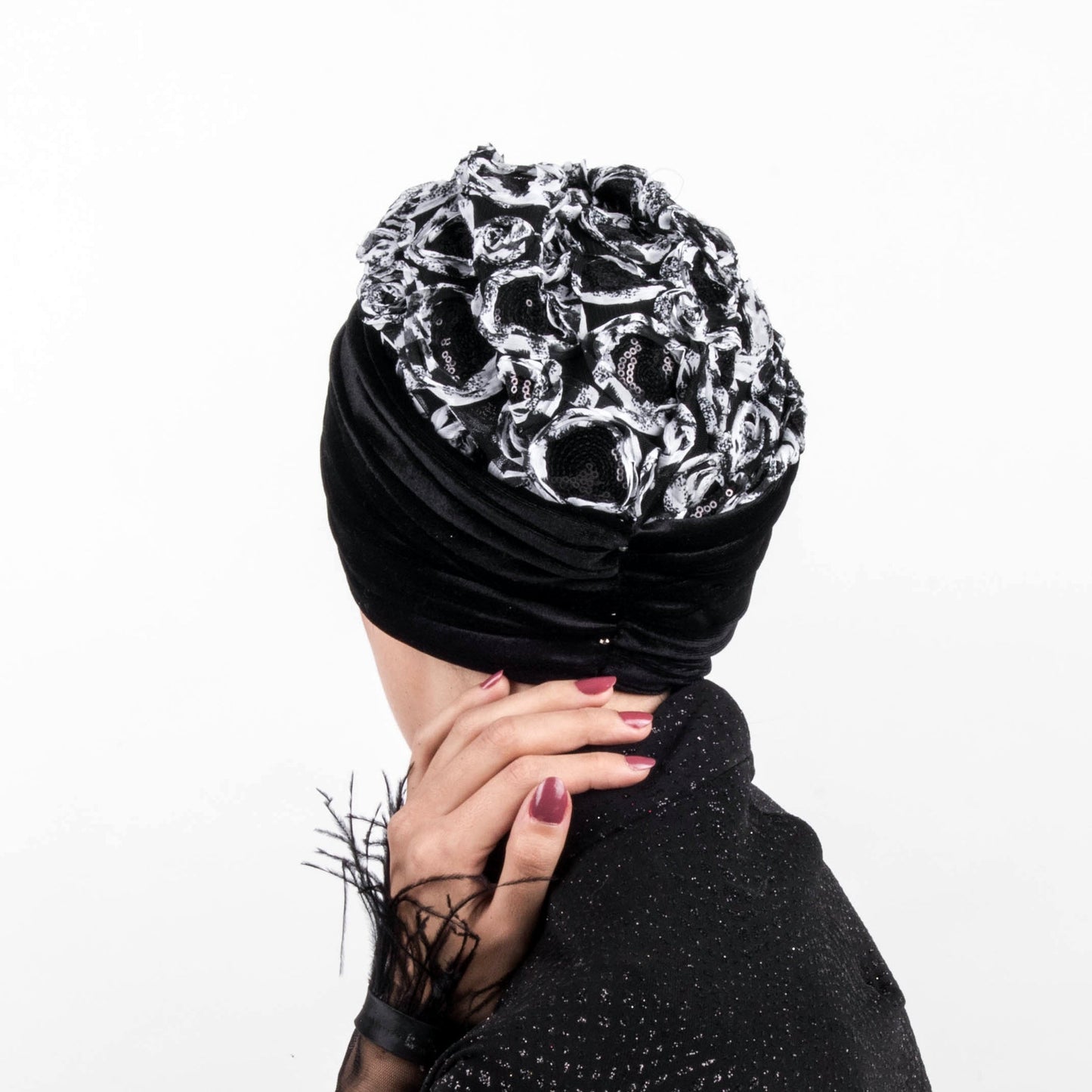 BW Twisted Velvet Turban