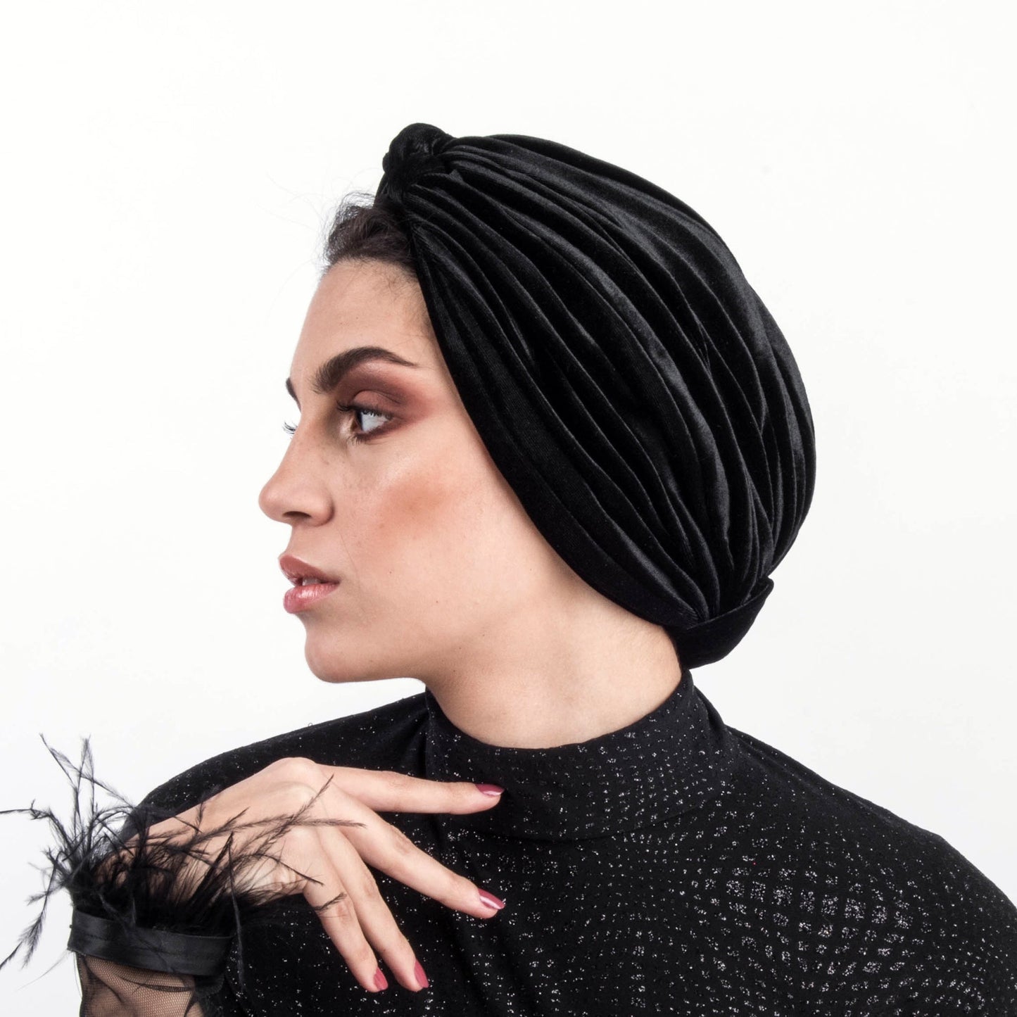 velvet lines turban