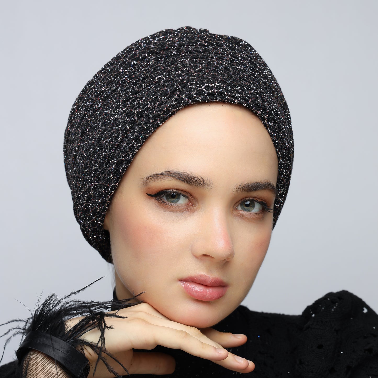 Sparkle Pleats Turban