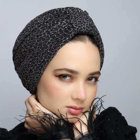 Sparkle Pleats Turban