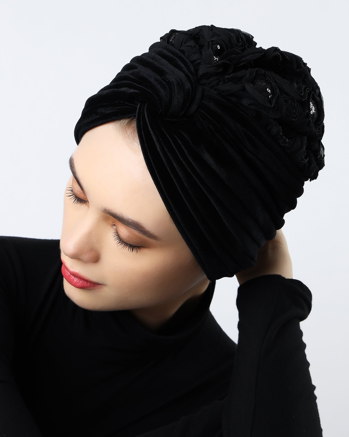 Twisted Velvet Turban