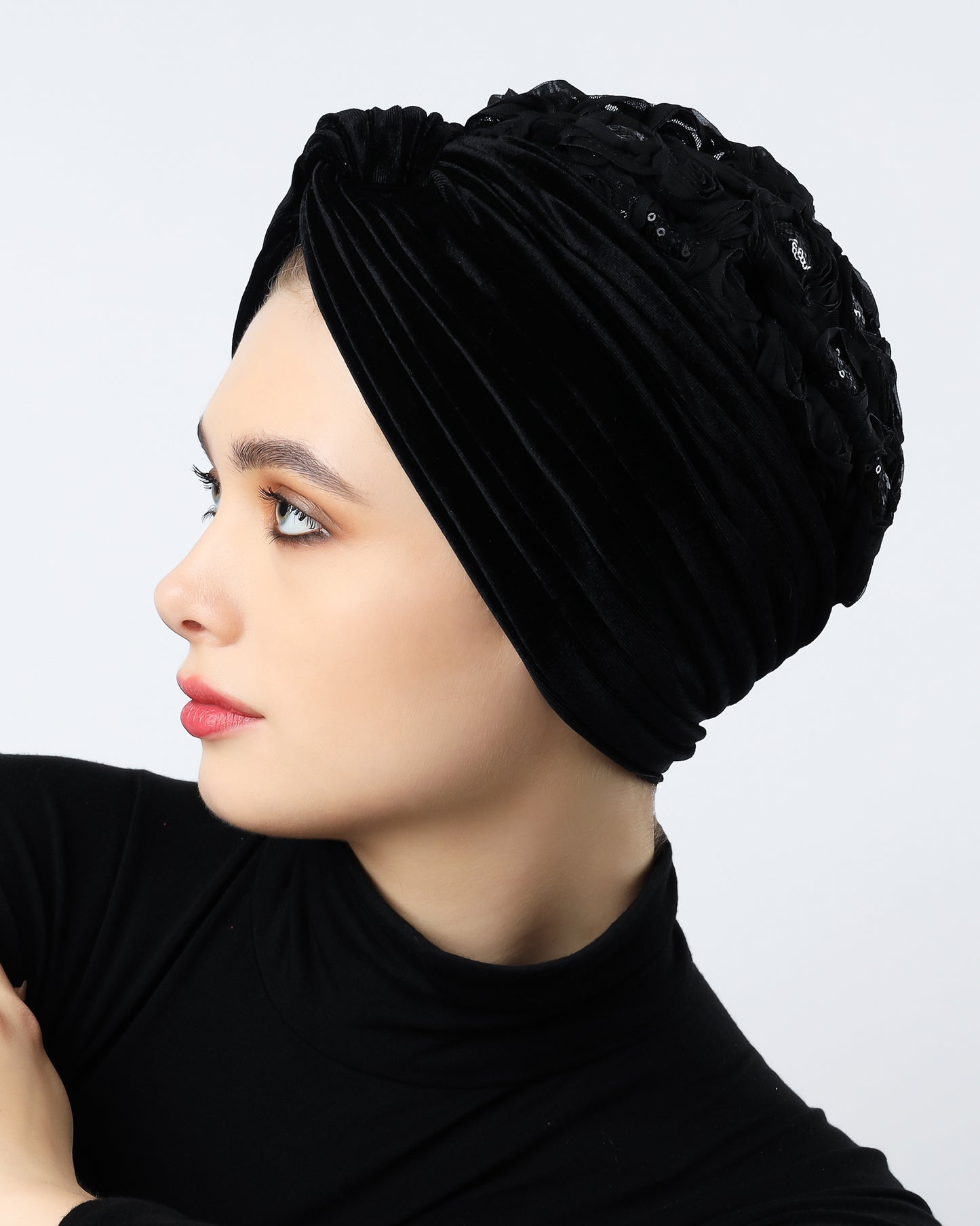 Twisted Velvet Turban